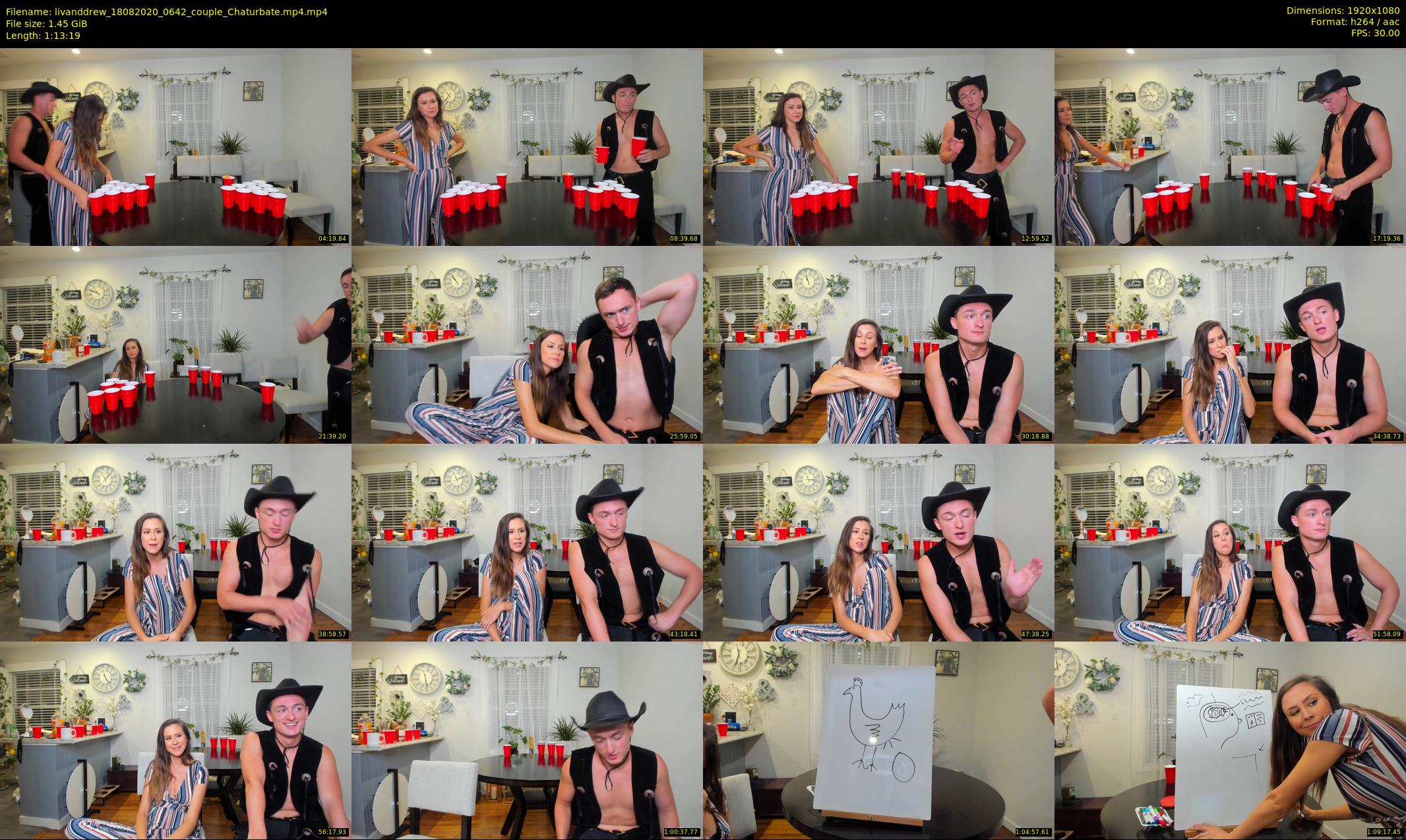 livanddrew — 74 minute Chaturbate couple cam show recording, 1080p, Aug 18, 2020