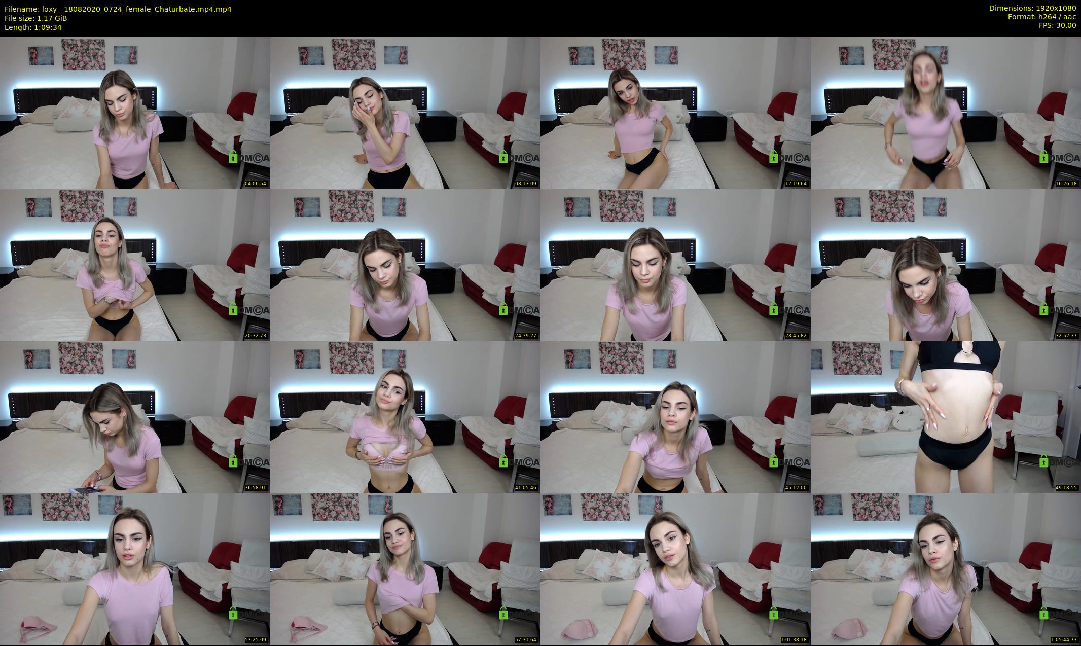 loxy_ — 70 minute Chaturbate female cam show recording, 1080p, Aug 18, 2020
