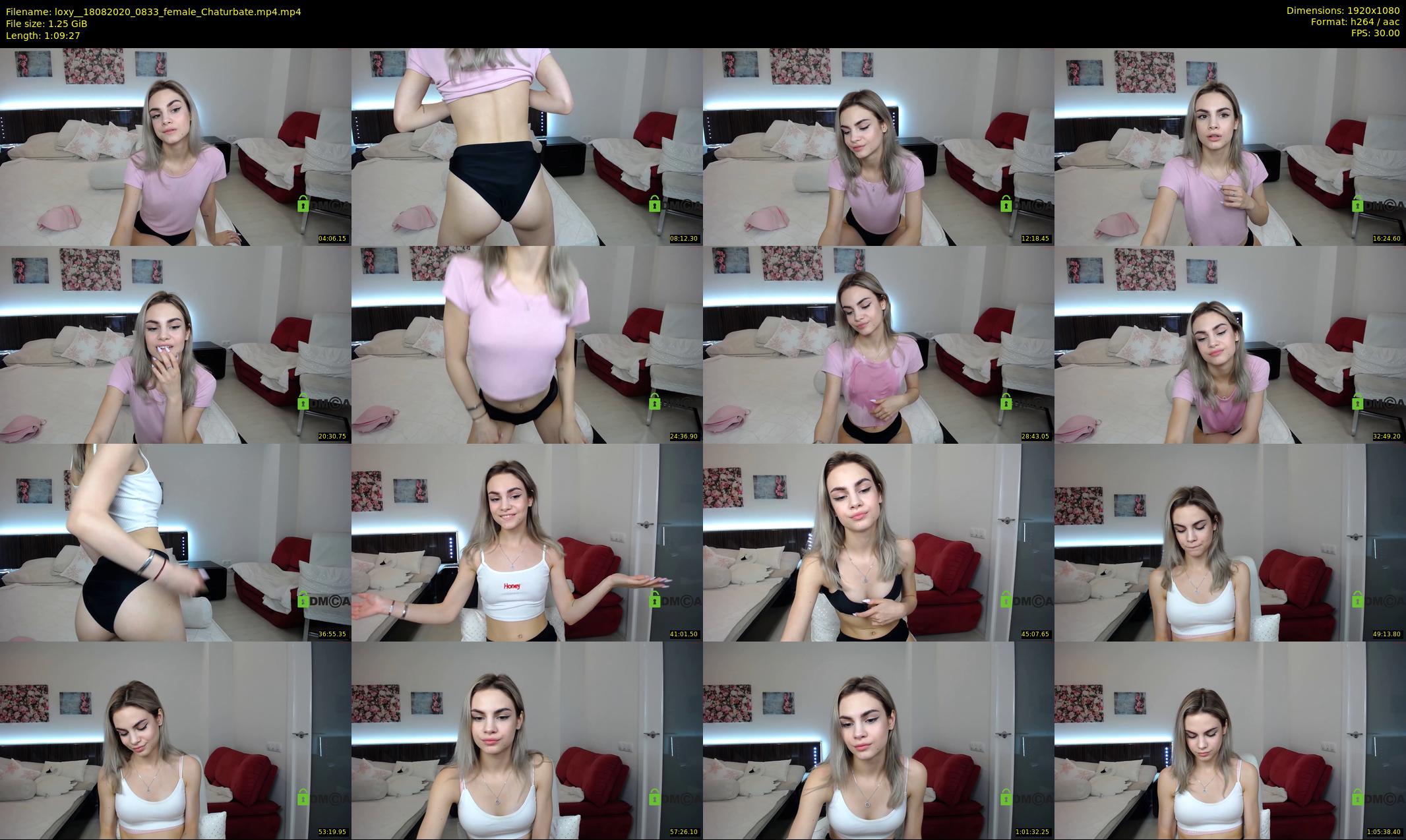 loxy_ — 70 minute Chaturbate female cam show recording, 1080p, Aug 18, 2020