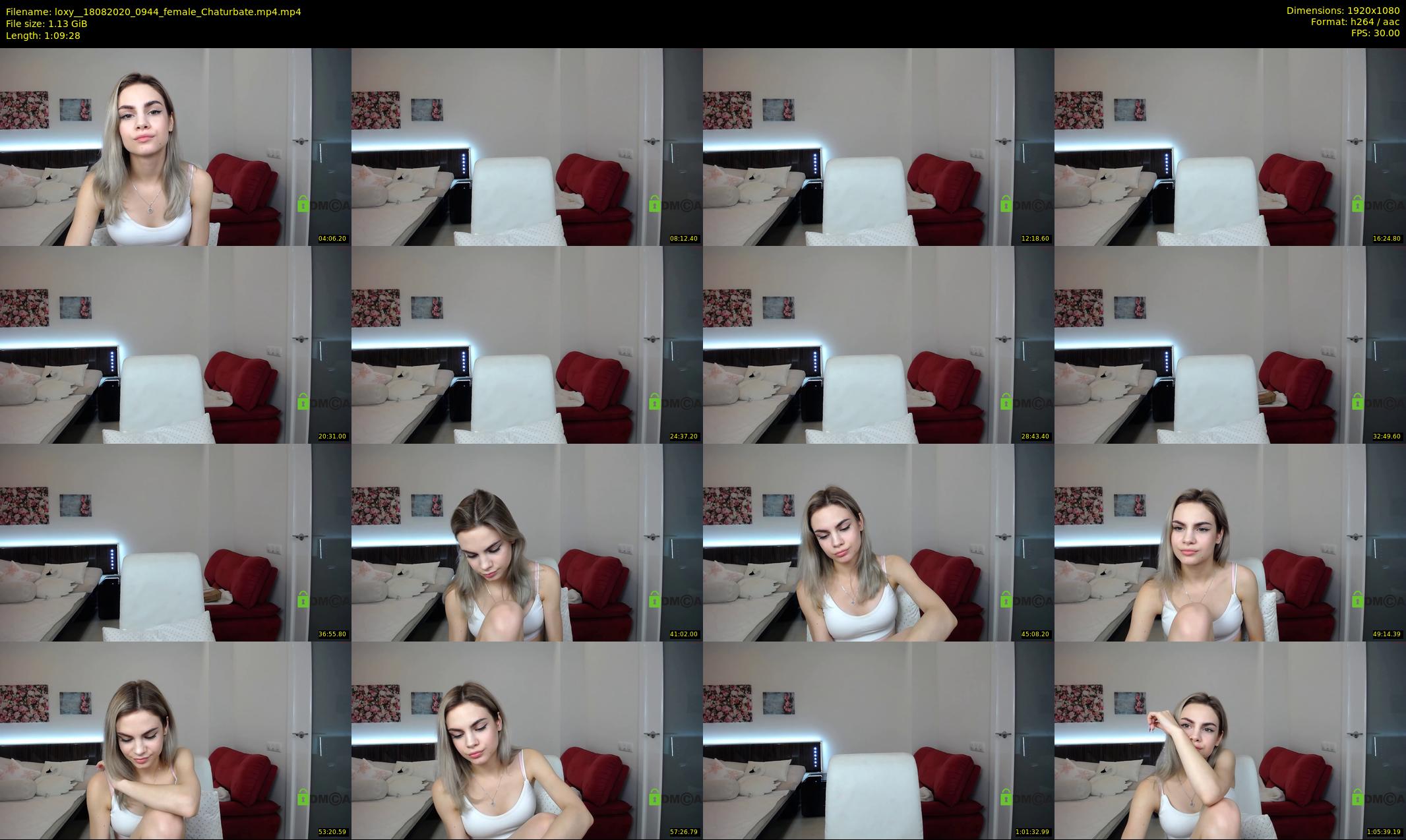 loxy_ — 70 minute Chaturbate female cam show recording, 1080p, Aug 18, 2020