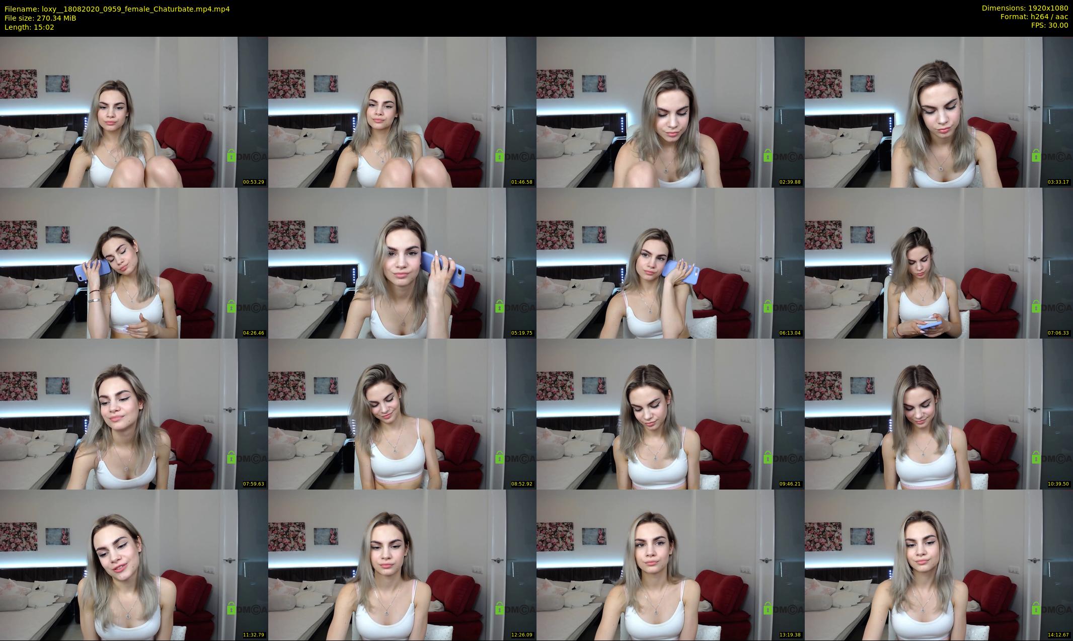 loxy_ — 16 minute Chaturbate female cam show recording, 1080p, Aug 18, 2020