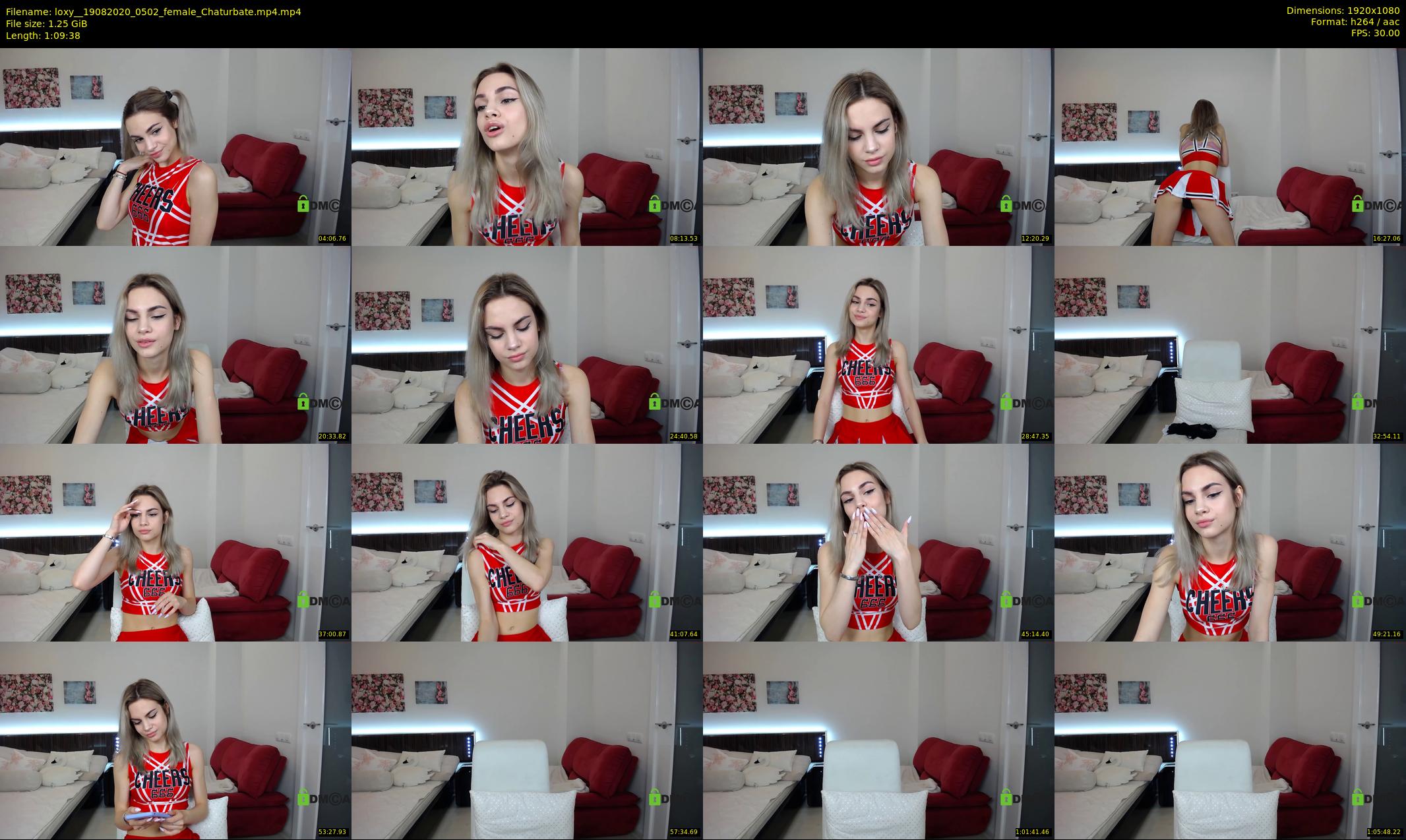 loxy_ — 70 minute Chaturbate female cam show recording, 1080p, Aug 19, 2020