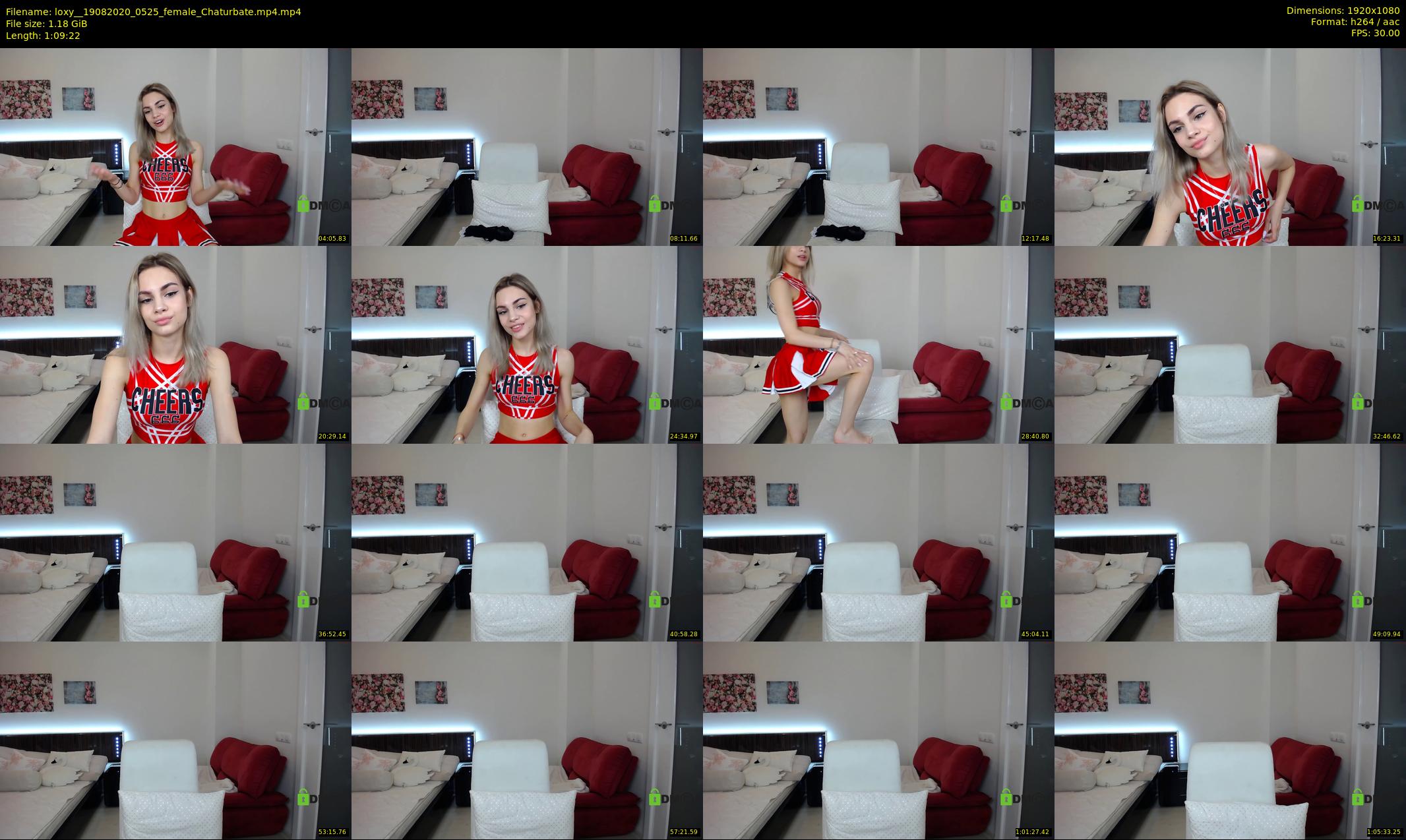 loxy_ — 70 minute Chaturbate female cam show recording, 1080p, Aug 19, 2020