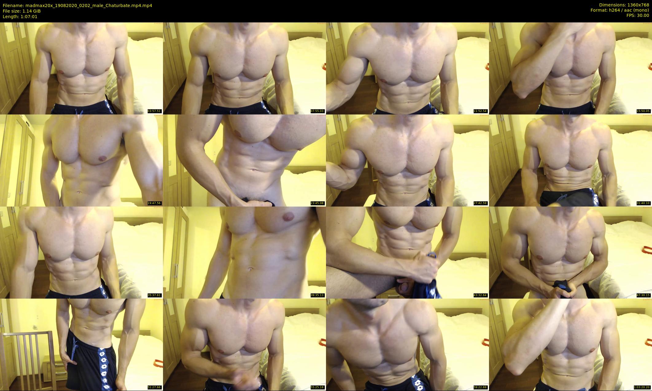 madmax20x — 68 minute Chaturbate male cam show recording, 720p, Aug 19, 2020