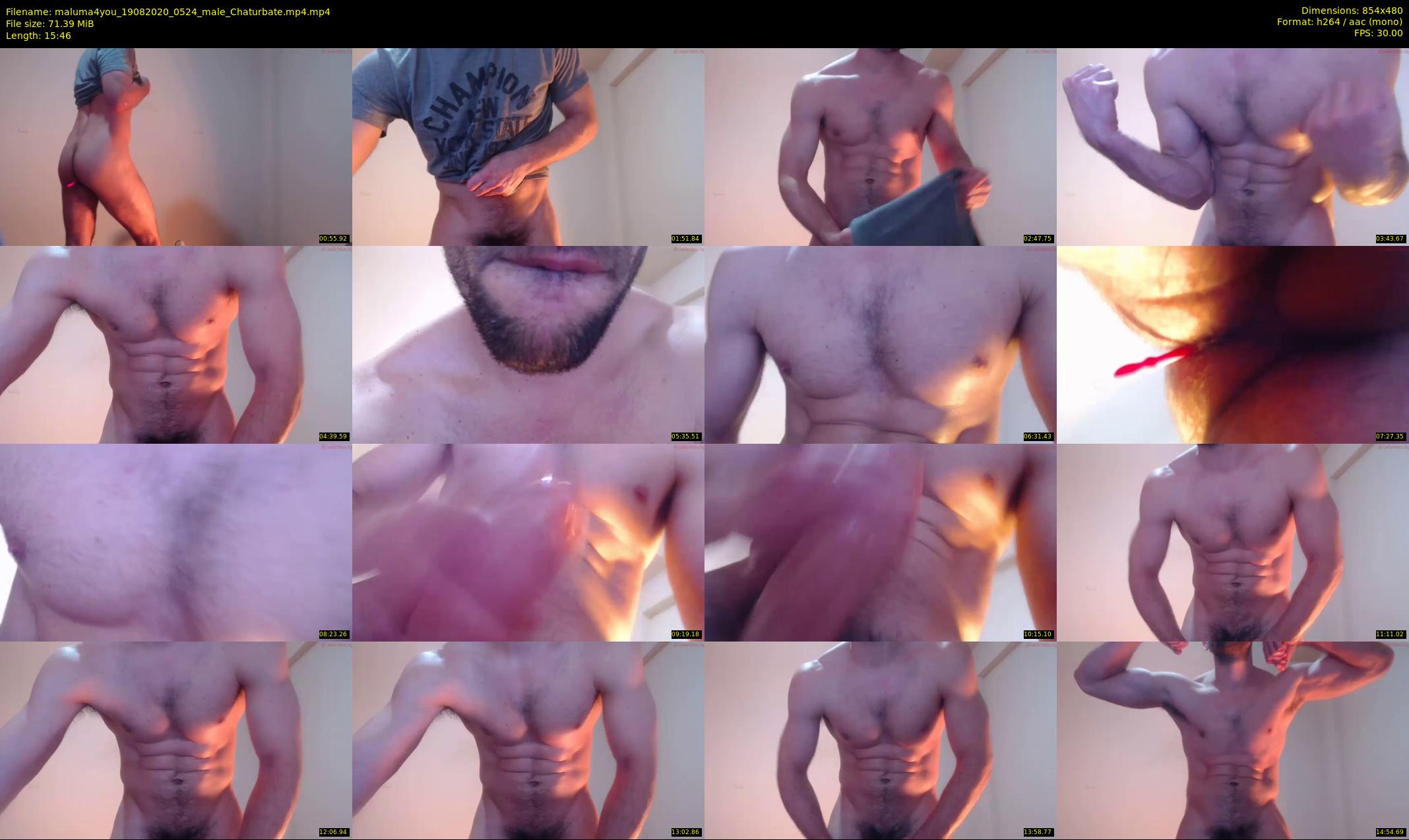 maluma4you — 16 minute Chaturbate male cam show recording, 480p, Aug 19, 2020