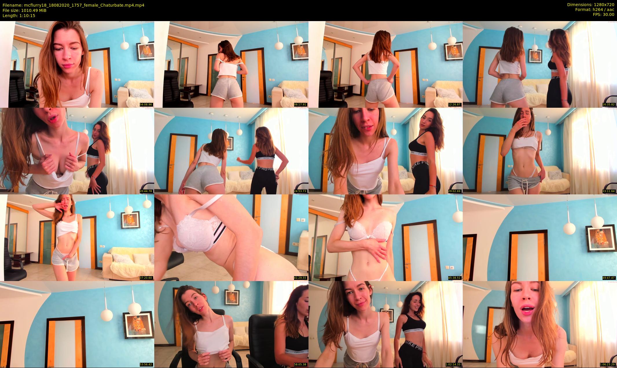 mcflurry18 — 71 minute Chaturbate female cam show recording, 720p, Aug 18, 2020
