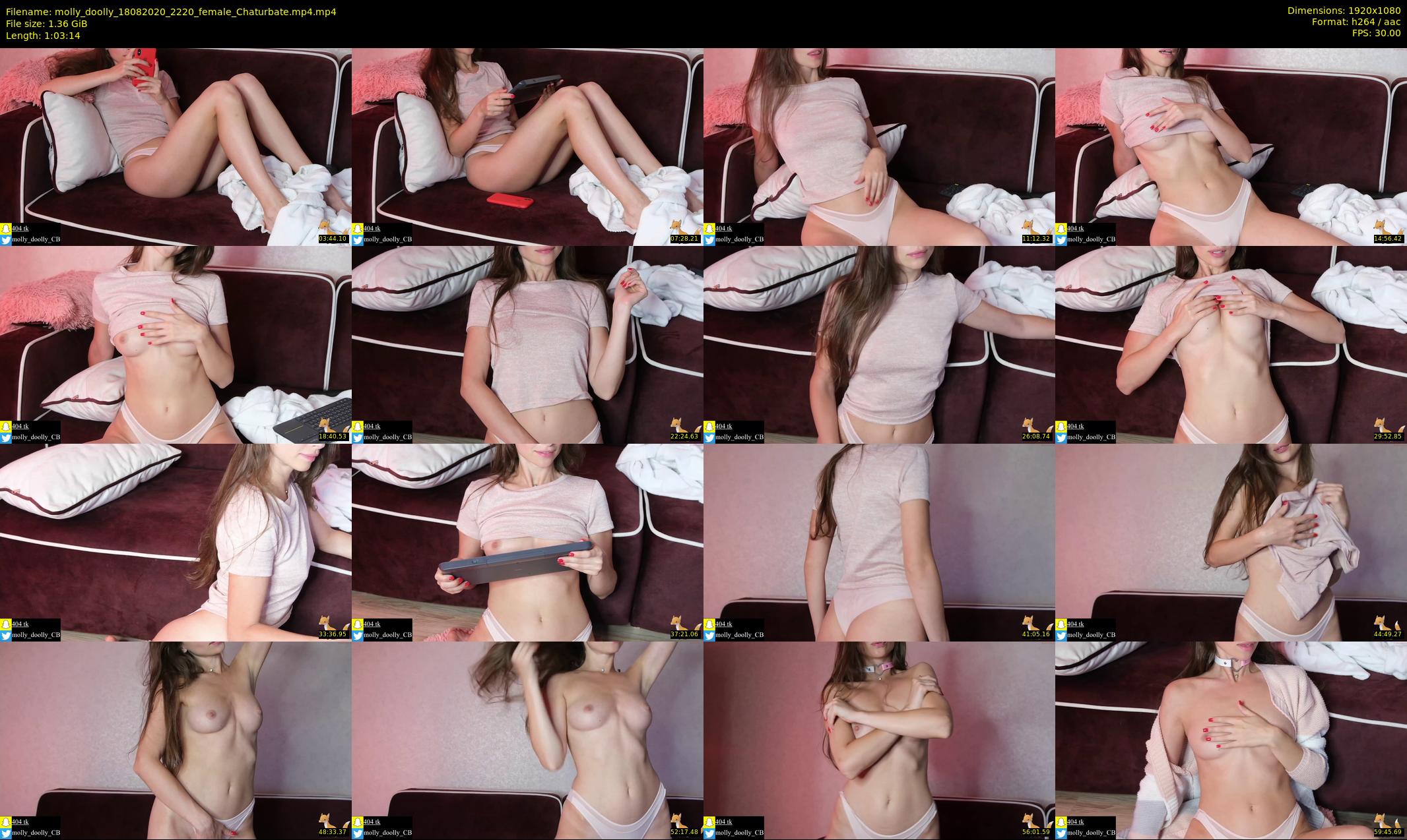 molly_doolly — 64 minute Chaturbate female cam show recording, 1080p, Aug 18, 2020