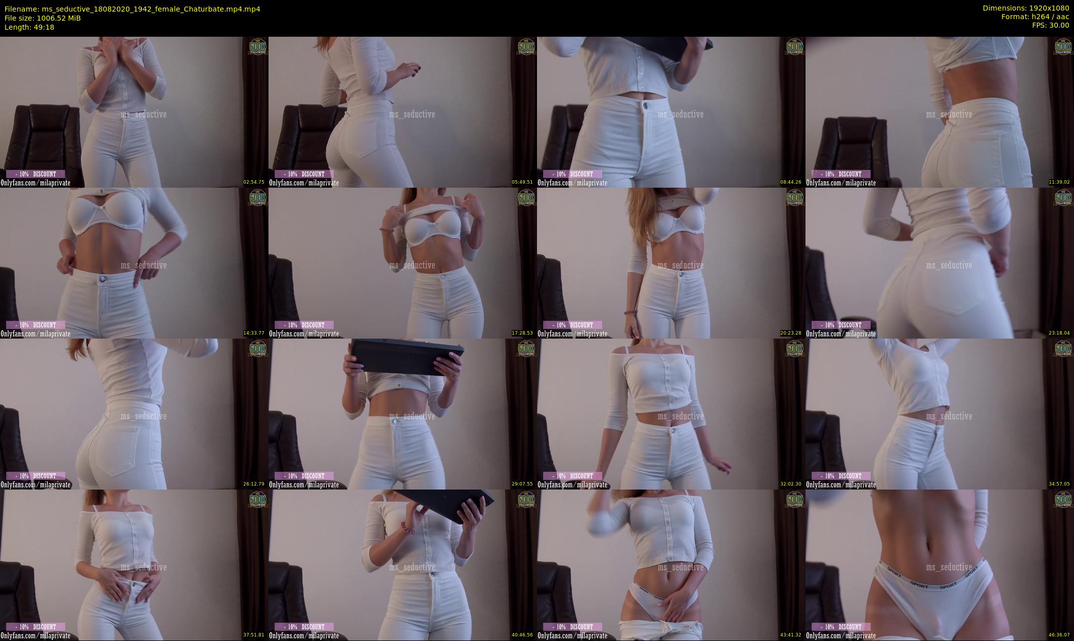 ms_seductive — 50 minute Chaturbate female cam show recording, 1080p, Aug 18, 2020