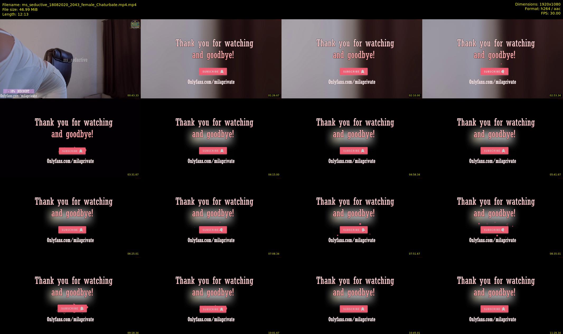 ms_seductive — 13 minute Chaturbate female cam show recording, 1080p, Aug 18, 2020