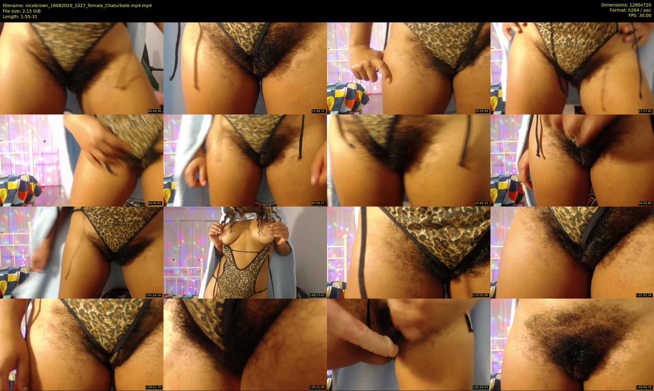 nicebrown — 116 minute Chaturbate female cam show recording, 720p, Aug 18, 2020