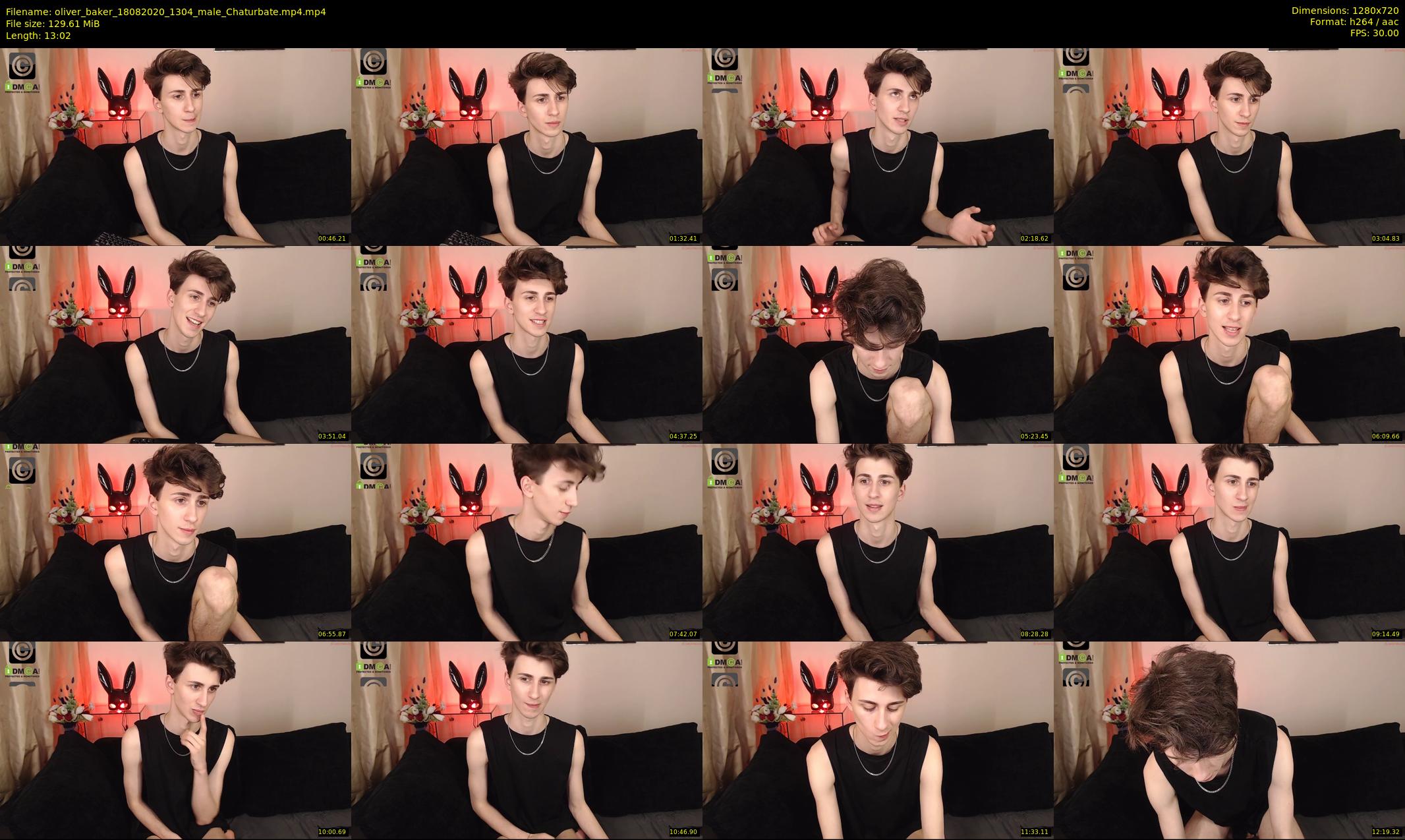 oliver_baker — 14 minute Chaturbate male cam show recording, 720p, Aug 18, 2020