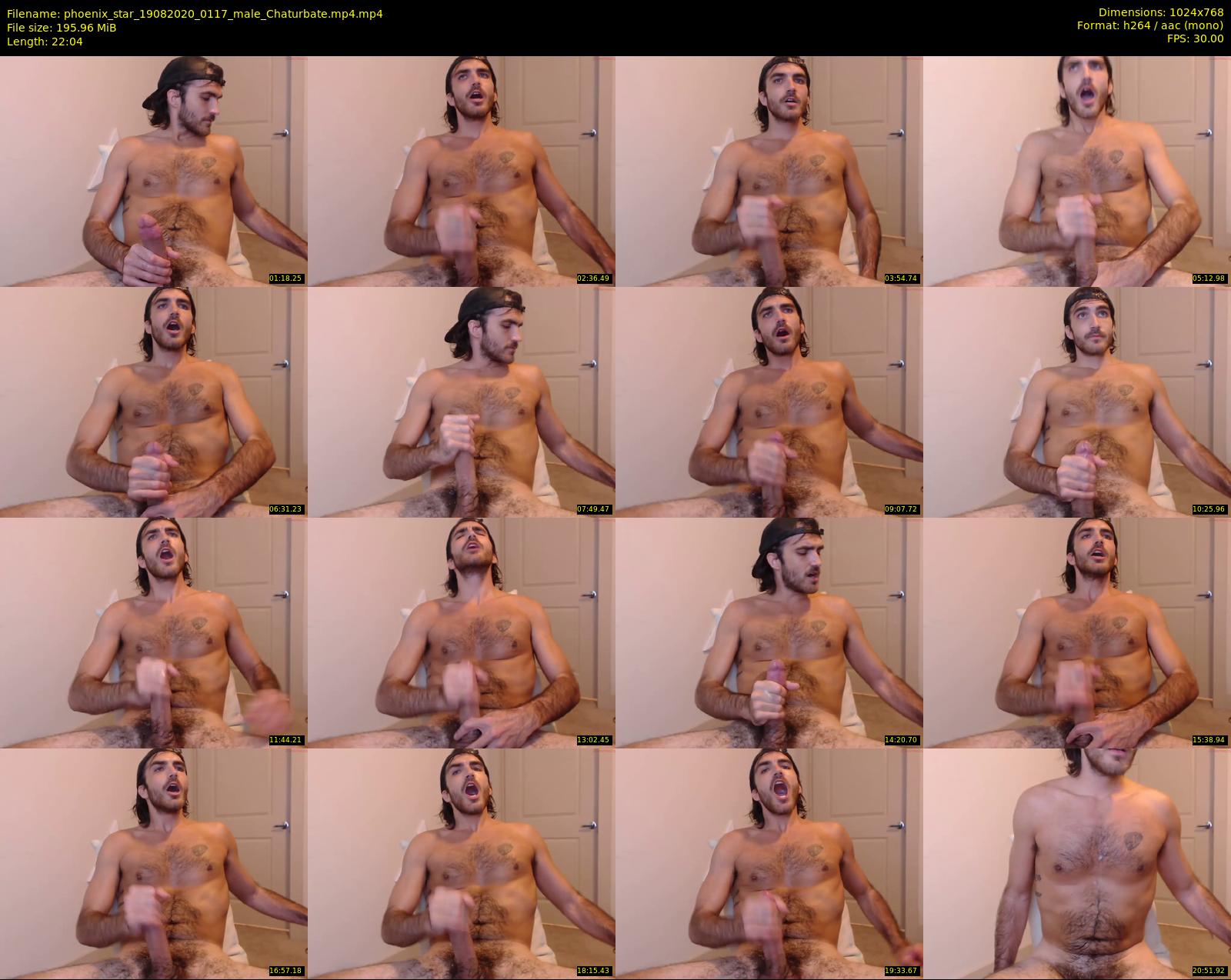 phoenix_star — 23 minute Chaturbate male cam show recording, 720p, Aug 19, 2020