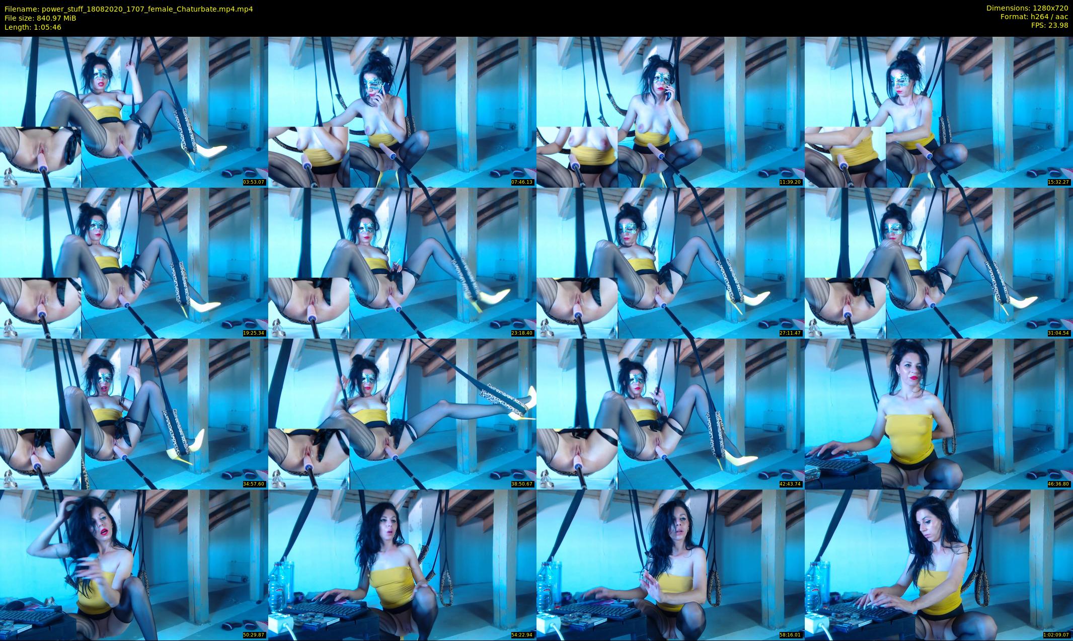 power_stuff — 66 minute Chaturbate female cam show recording, 720p, Aug 18, 2020