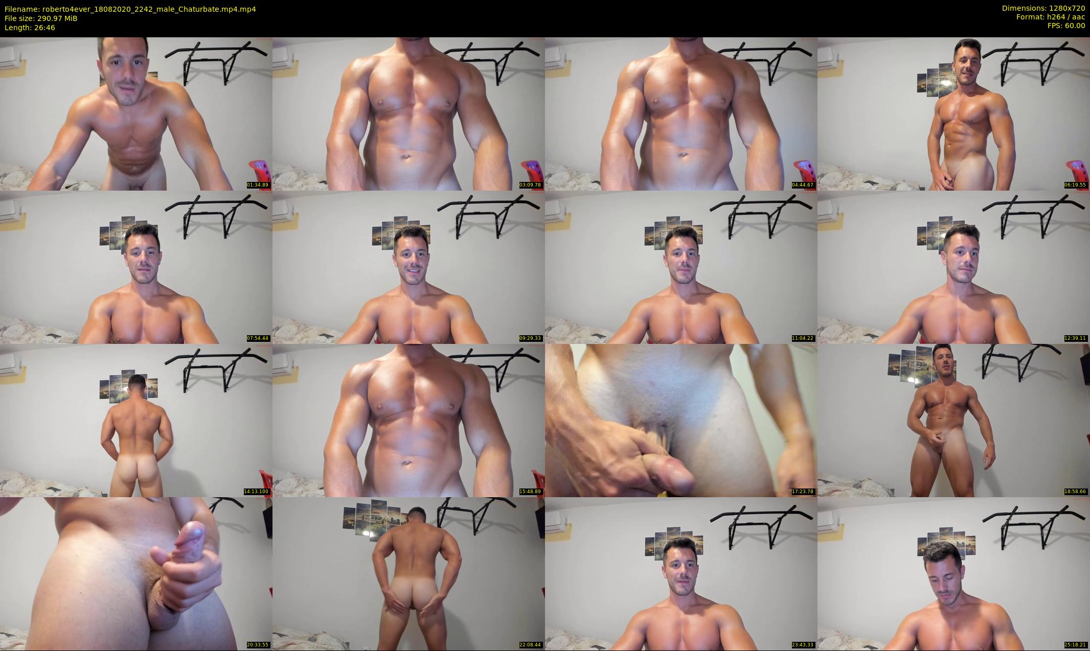 roberto4ever — 27 minute Chaturbate male cam show recording, 720p, Aug 18, 2020