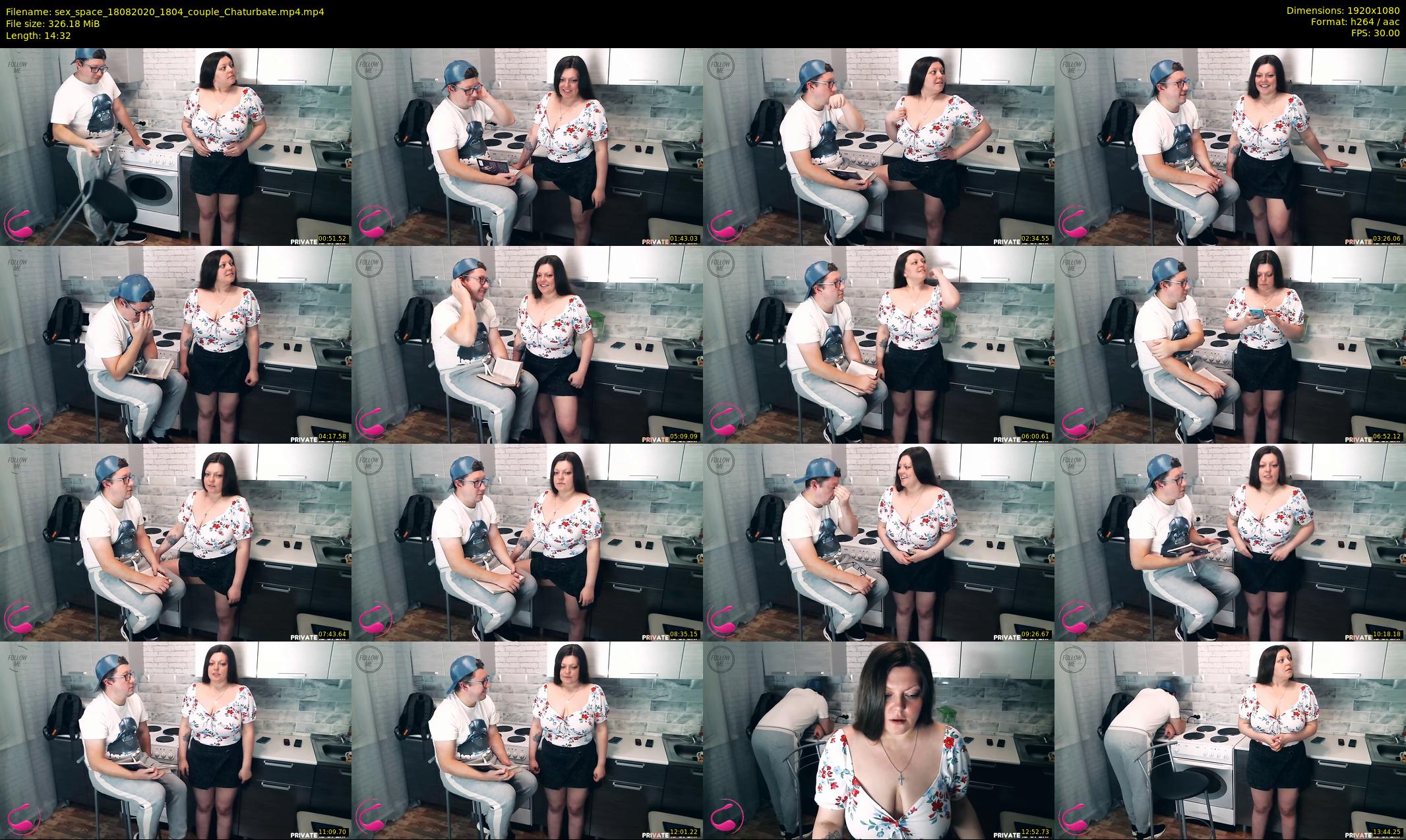 sex_space — 15 minute Chaturbate couple cam show recording, 1080p, Aug 18, 2020
