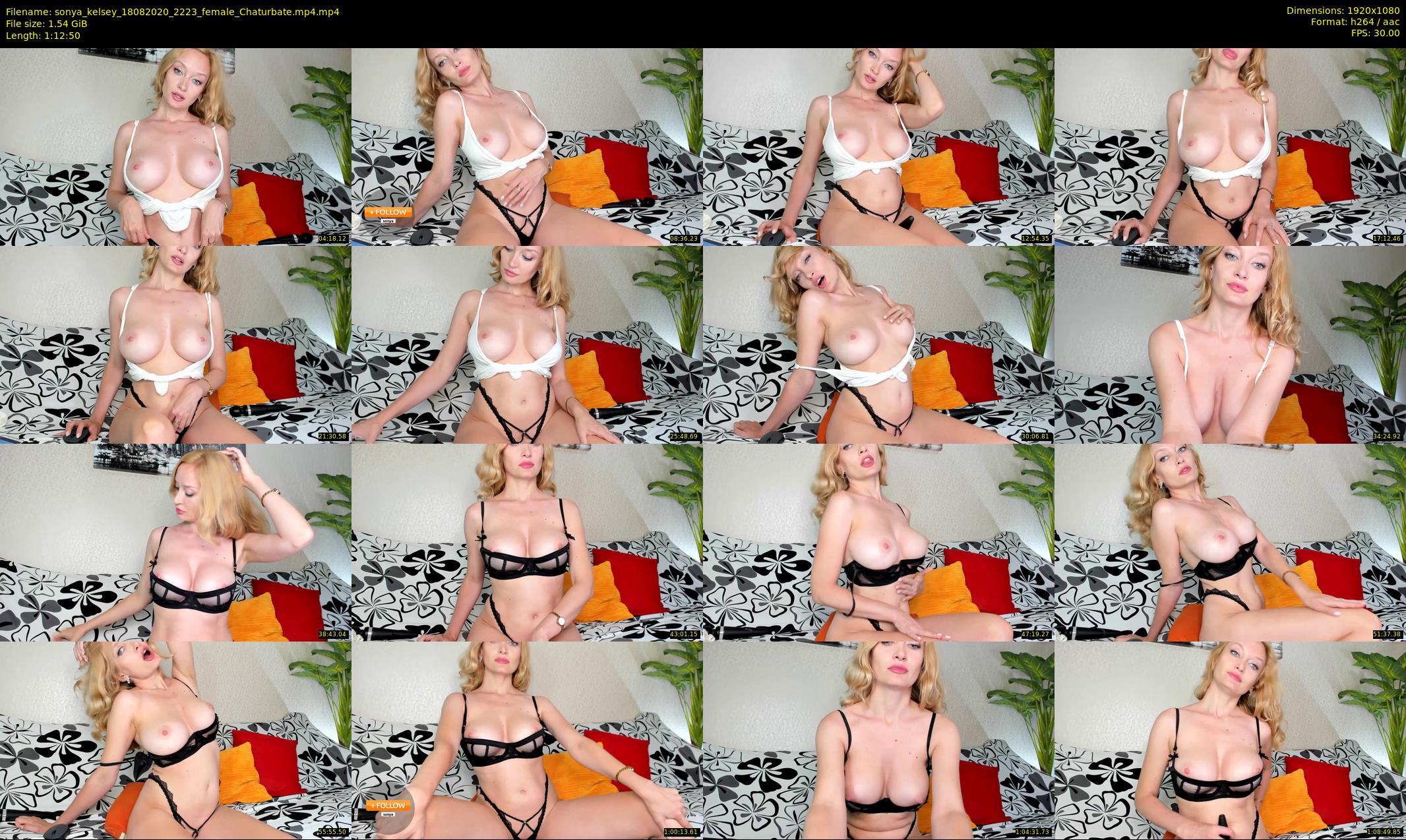 sonya_kelsey — 73 minute Chaturbate female cam show recording, 1080p, Aug 18, 2020
