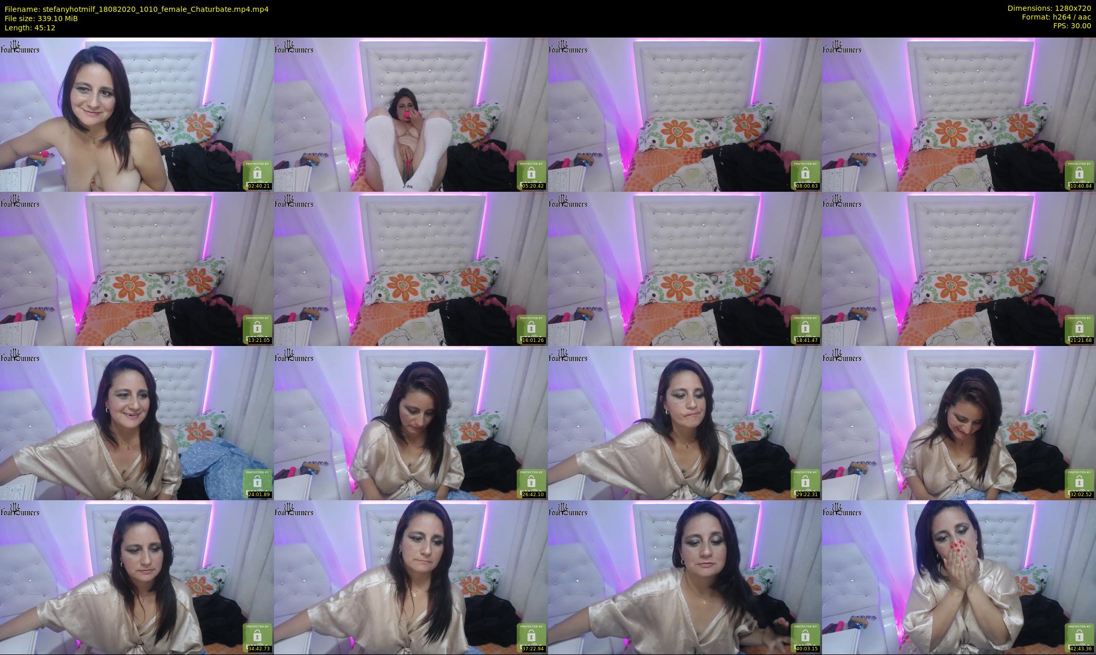stefanyhotmilf — 46 minute Chaturbate female cam show recording, 720p, Aug 18, 2020