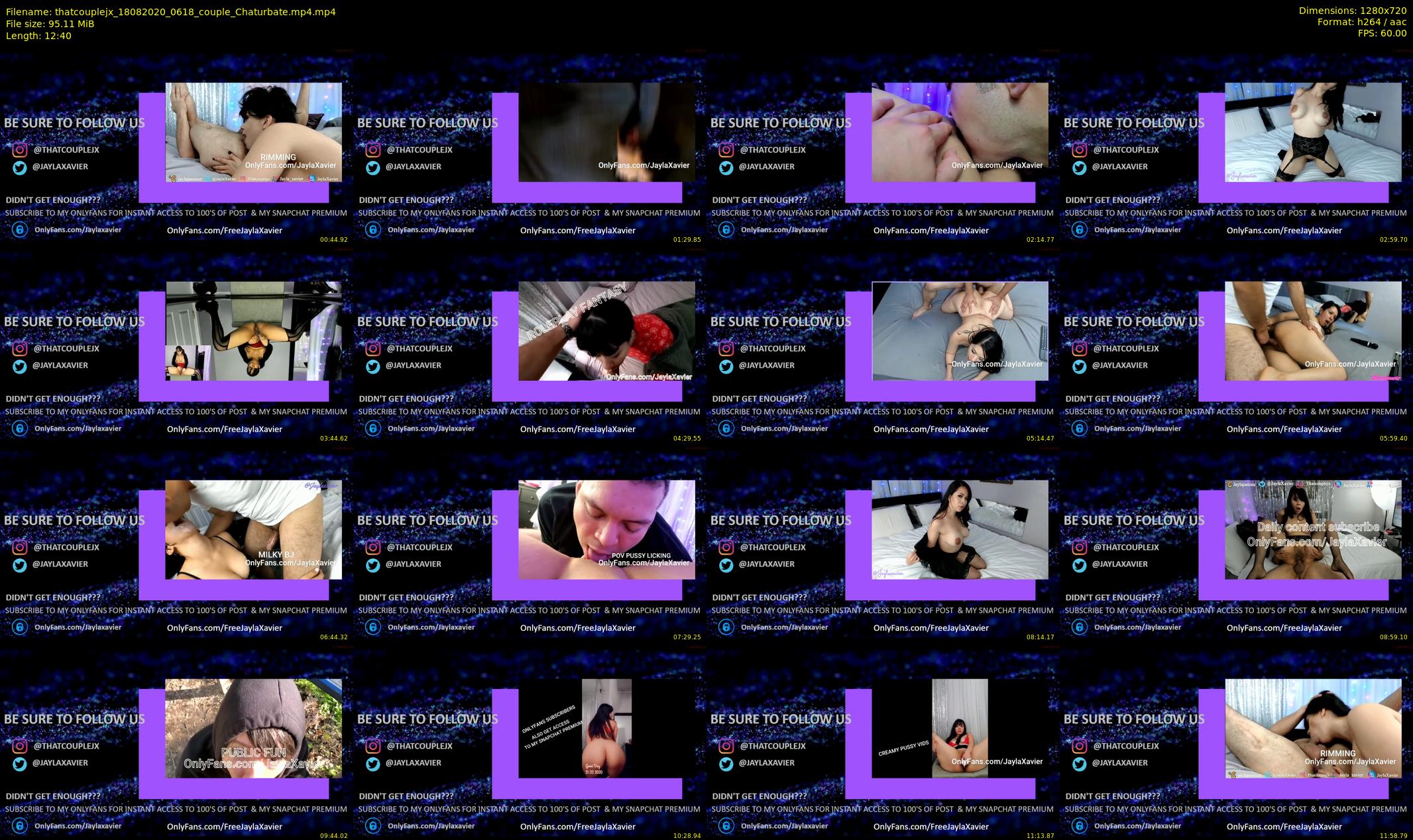 thatcouplejx — 13 minute Chaturbate couple cam show recording, 720p, Aug 18, 2020