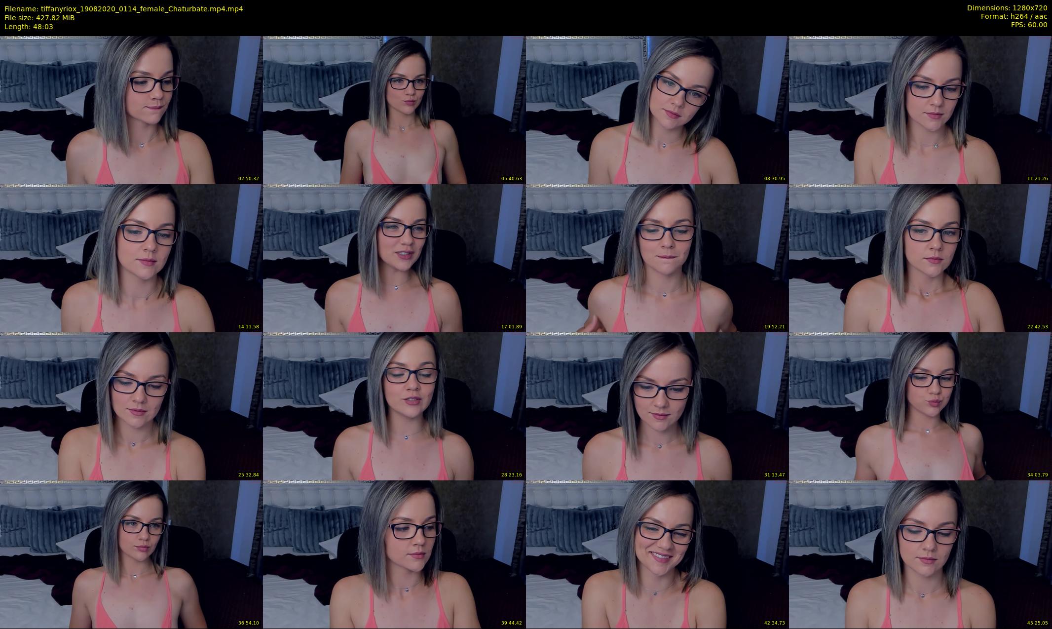 tiffanyriox — 49 minute Chaturbate female cam show recording, 720p, Aug 19, 2020