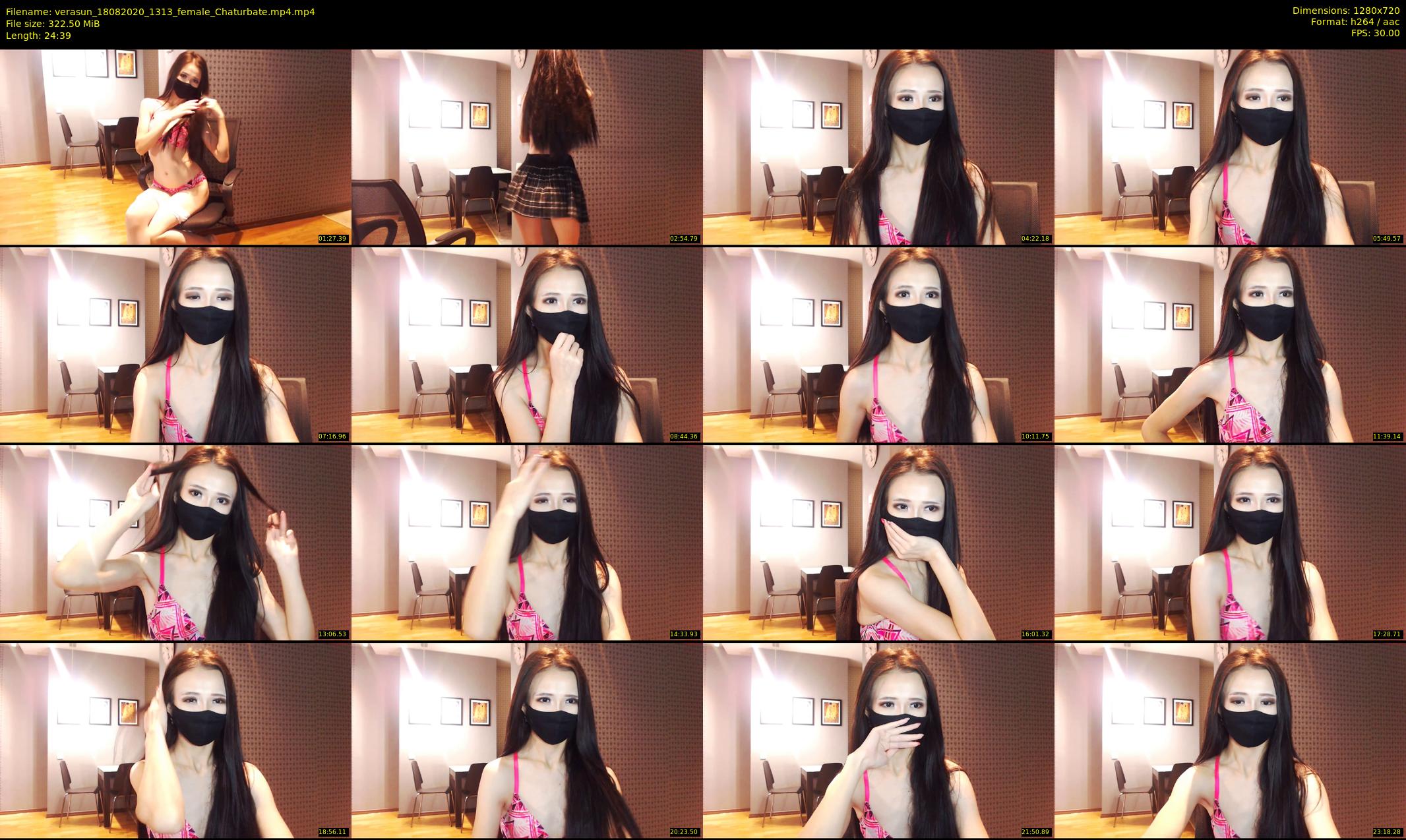 verasun — 25 minute Chaturbate female cam show recording, 720p, Aug 18, 2020