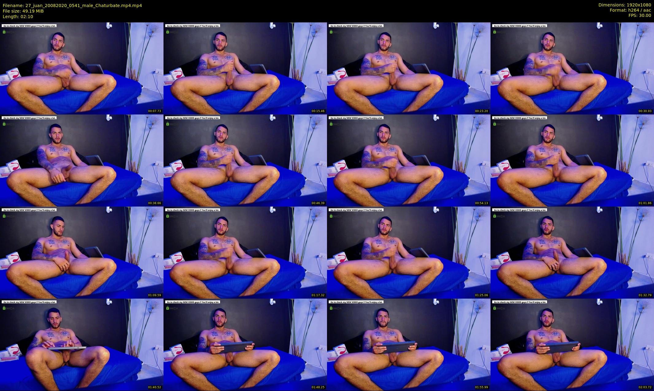 27_juan — 3 minute Chaturbate male cam show recording, 1080p, Aug 20, 2020