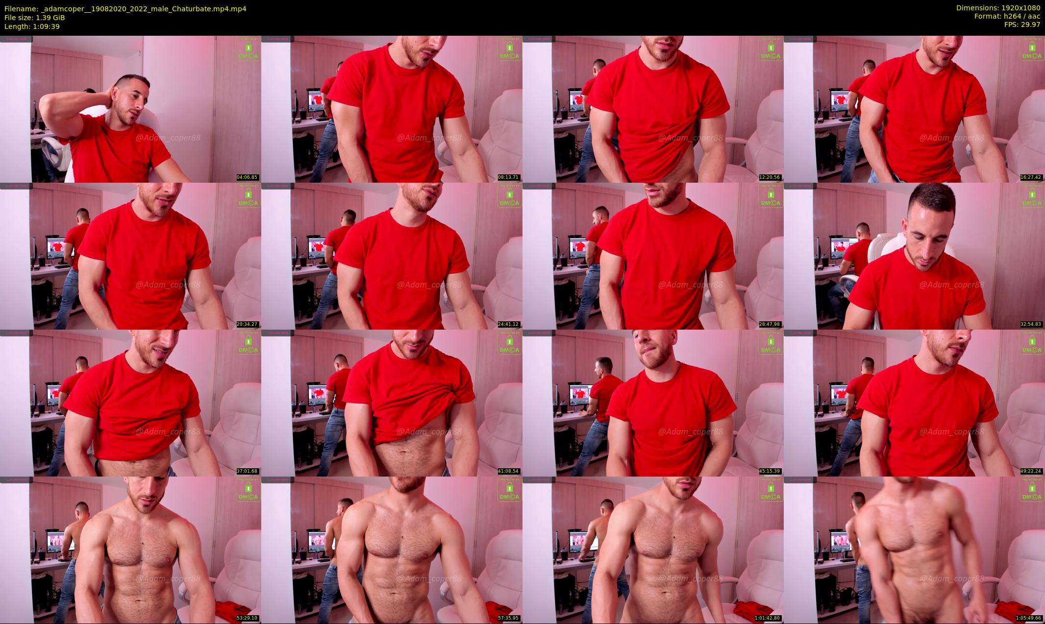 _adamcoper_ — 70 minute Chaturbate male cam show recording, 1080p, Aug 19, 2020