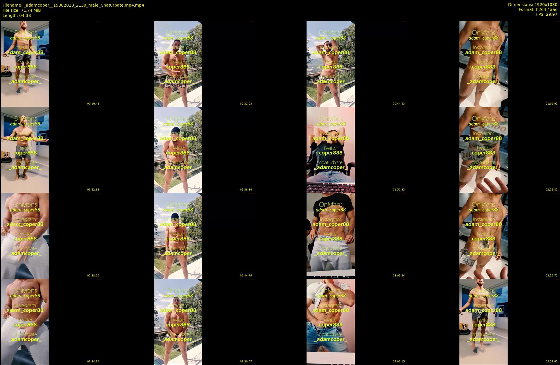 _adamcoper_ — 5 minute Chaturbate male cam show recording, 1080p, Aug 19, 2020