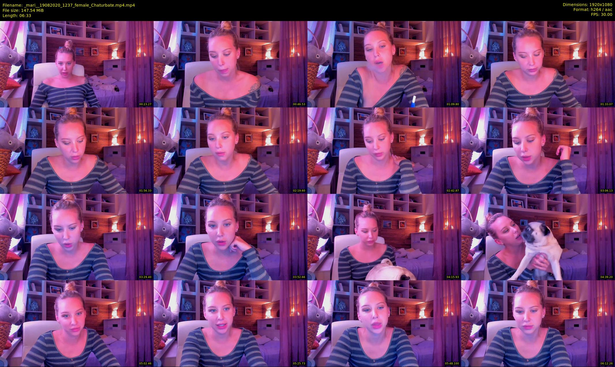 _mari_ — 7 minute Chaturbate female cam show recording, 1080p, Aug 19, 2020