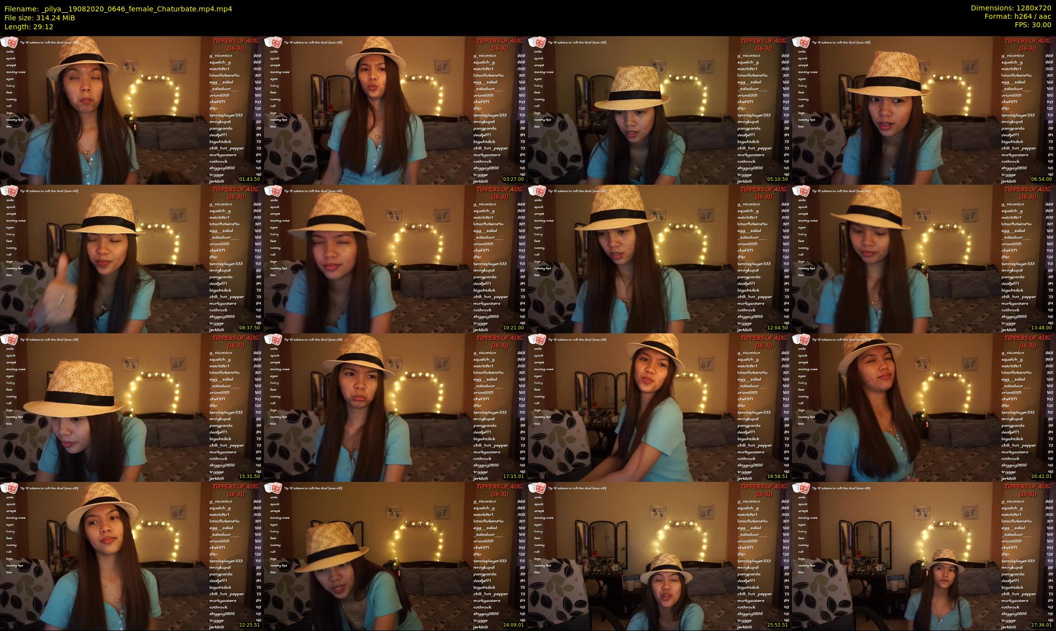 _pilya_ — 30 minute Chaturbate female cam show recording, 720p, Aug 19, 2020