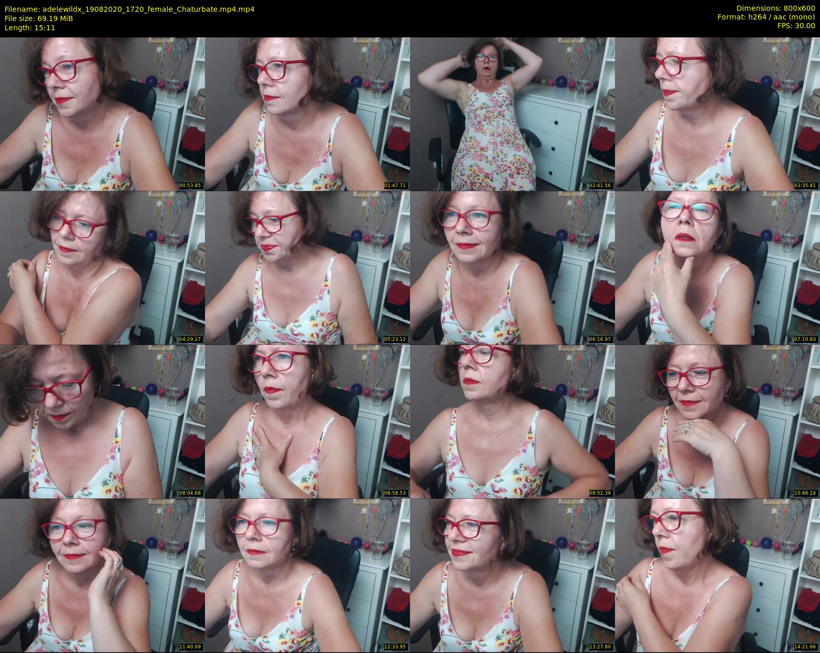adelewildx — 16 minute Chaturbate female cam show recording, 480p, Aug 19, 2020