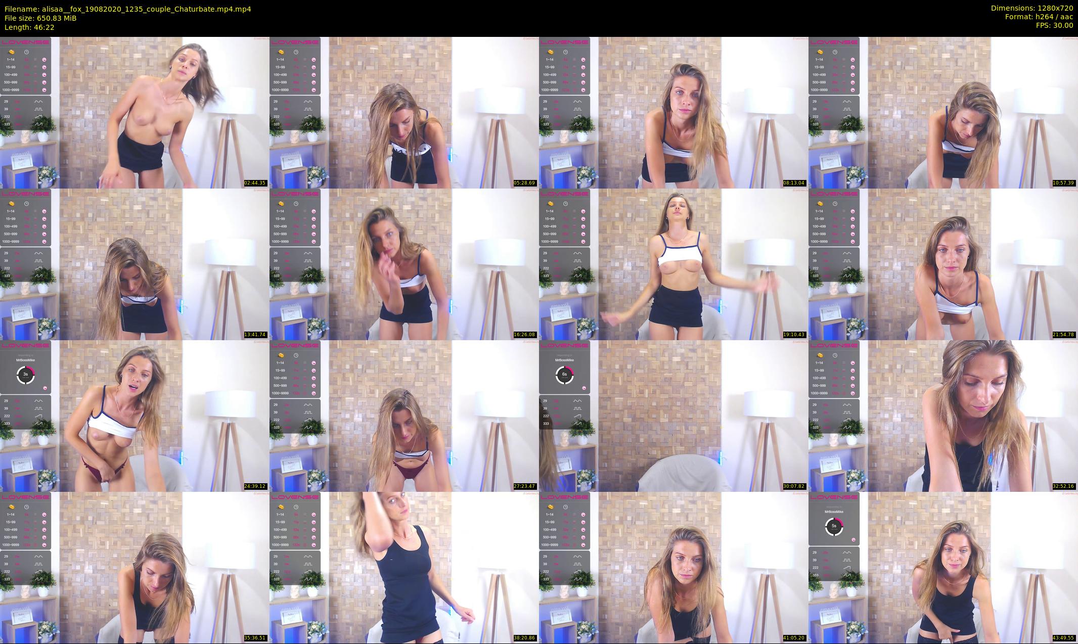 alisaa__fox — 47 minute Chaturbate female cam show recording, 720p, Aug 19, 2020
