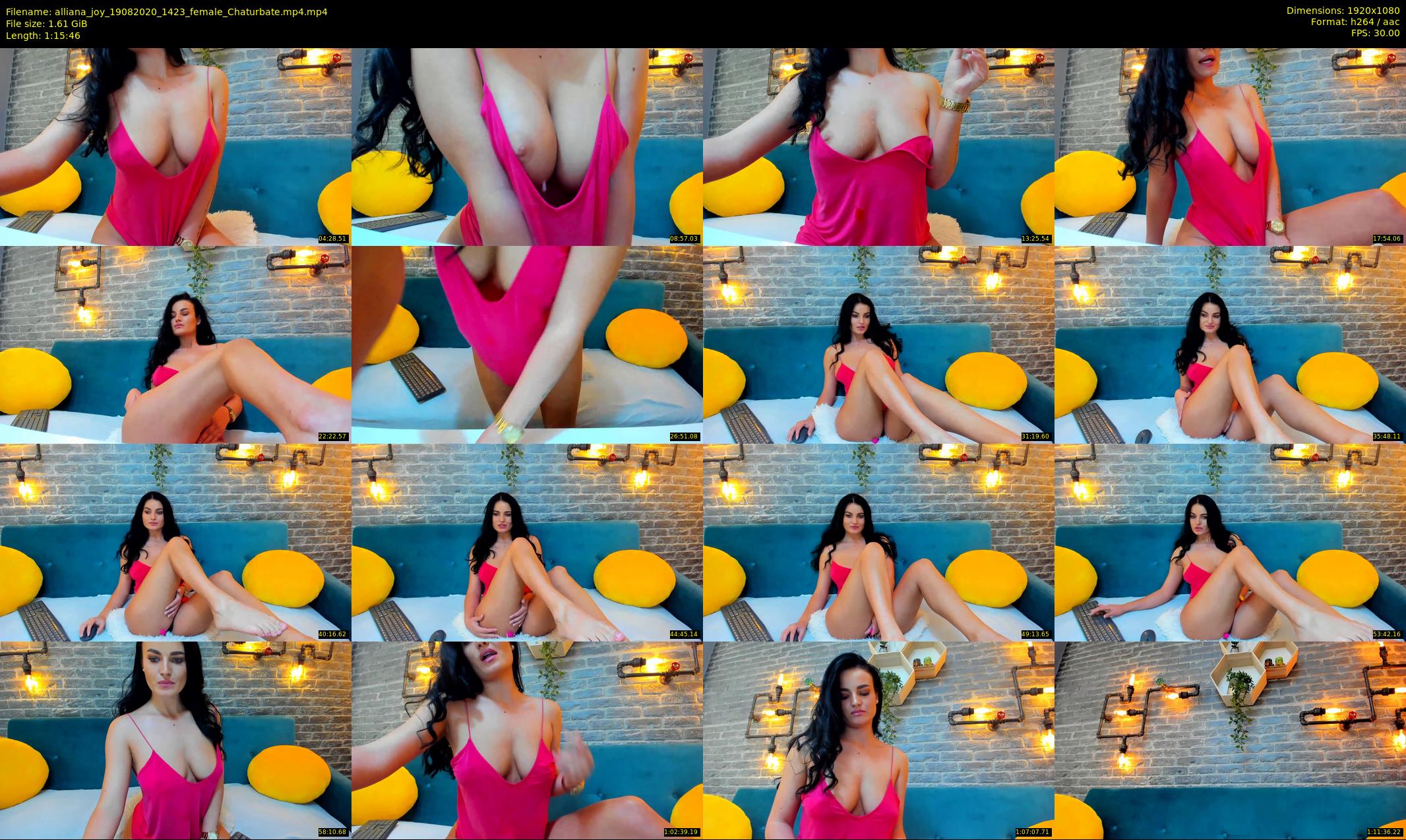alliana_joy — 76 minute Chaturbate female cam show recording, 1080p, Aug 19, 2020