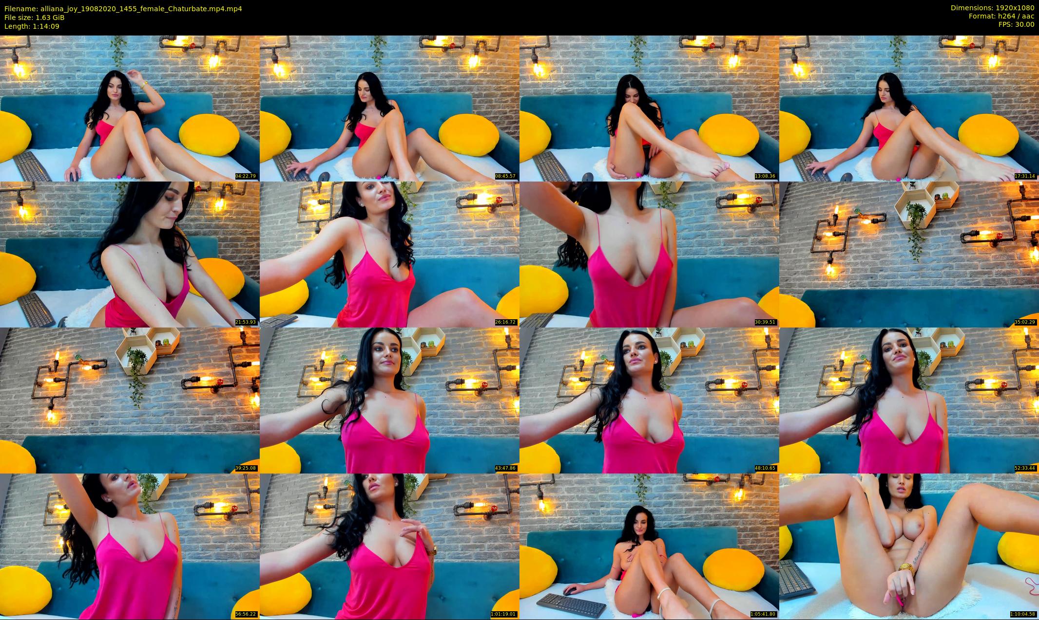 alliana_joy — 75 minute Chaturbate female cam show recording, 1080p, Aug 19, 2020