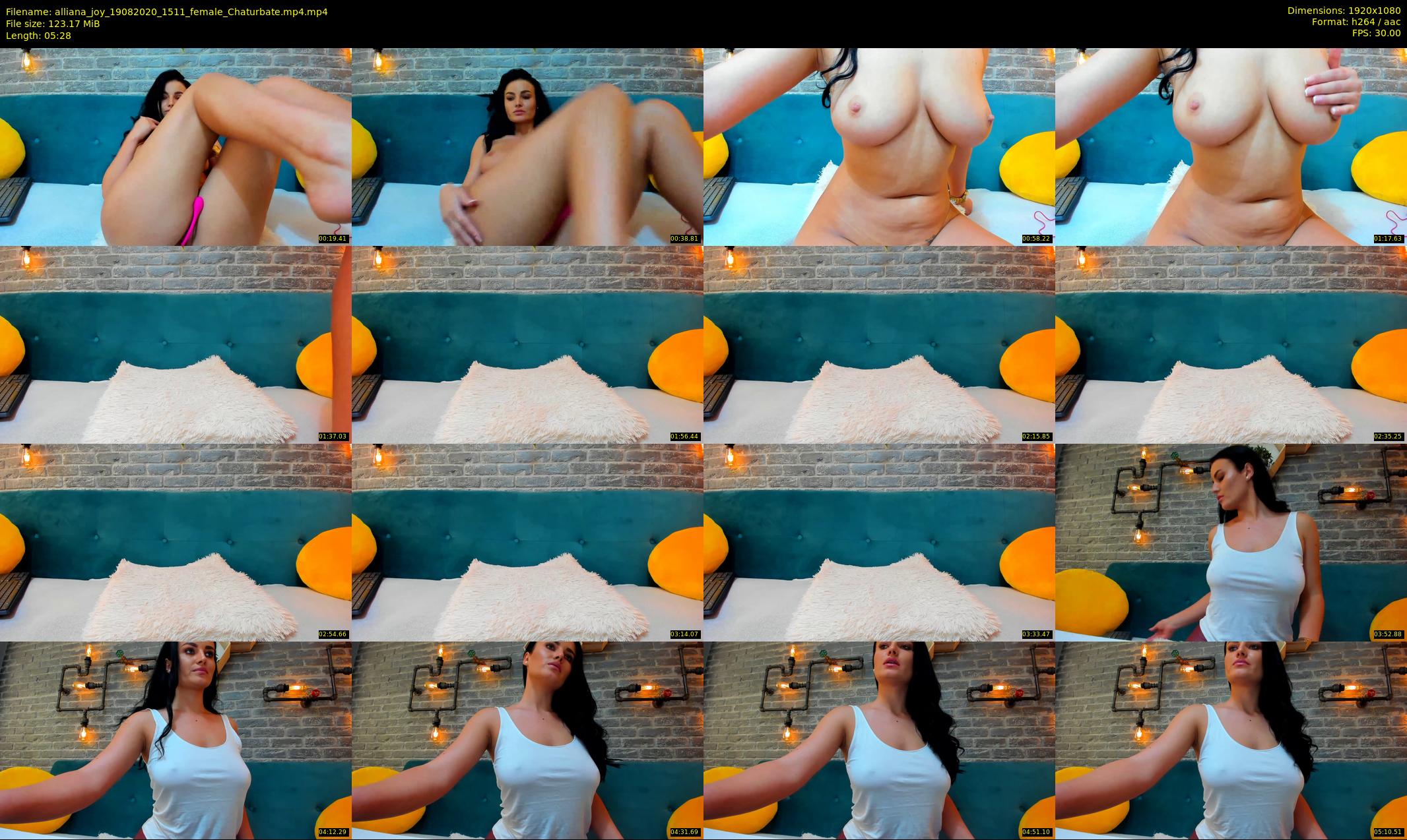 alliana_joy — 6 minute Chaturbate female cam show recording, 1080p, Aug 19, 2020