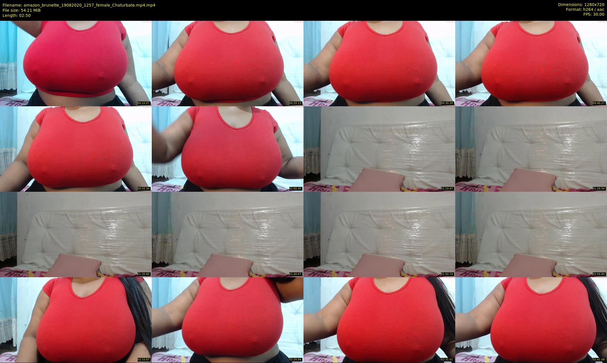amazon_brunette — 3 minute Chaturbate female cam show recording, 720p, Aug 19, 2020