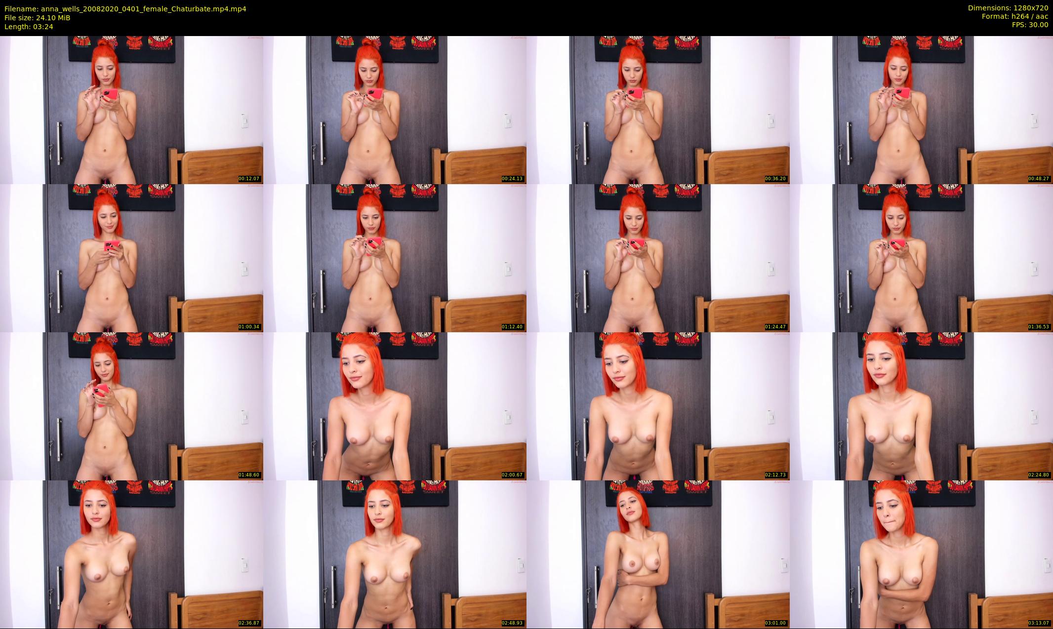 anna_wells — 4 minute Chaturbate female cam show recording, 720p, Aug 20, 2020