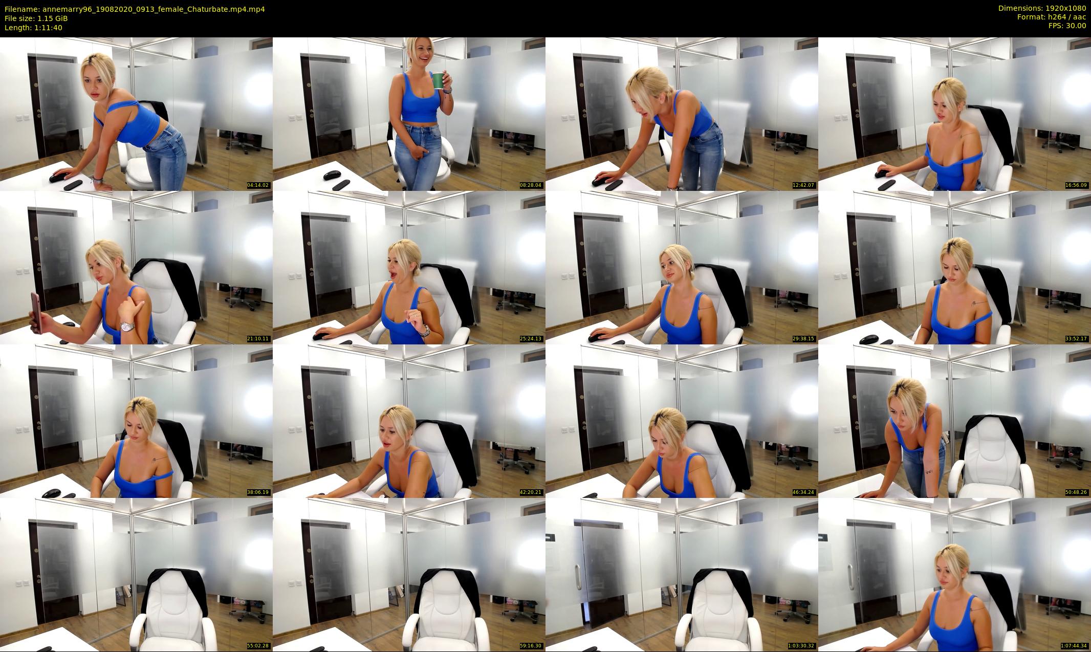 annemarry96 — 72 minute Chaturbate female cam show recording, 1080p, Aug 19, 2020