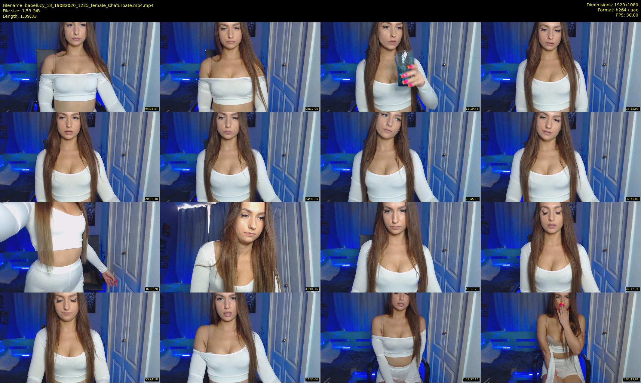 babelucy_18 — 70 minute Chaturbate female cam show recording, 1080p, Aug 19, 2020