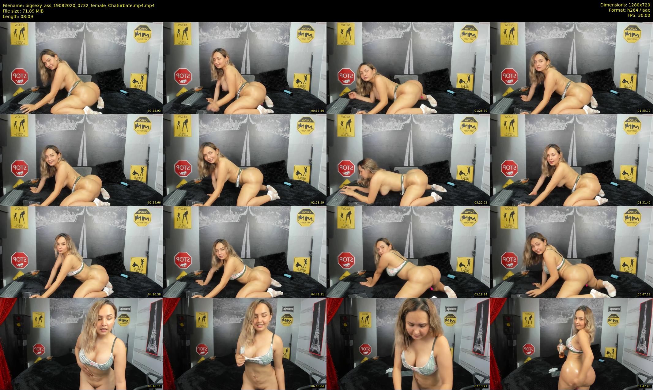 bigsexy_ass — 9 minute Chaturbate female cam show recording, 720p, Aug 19, 2020