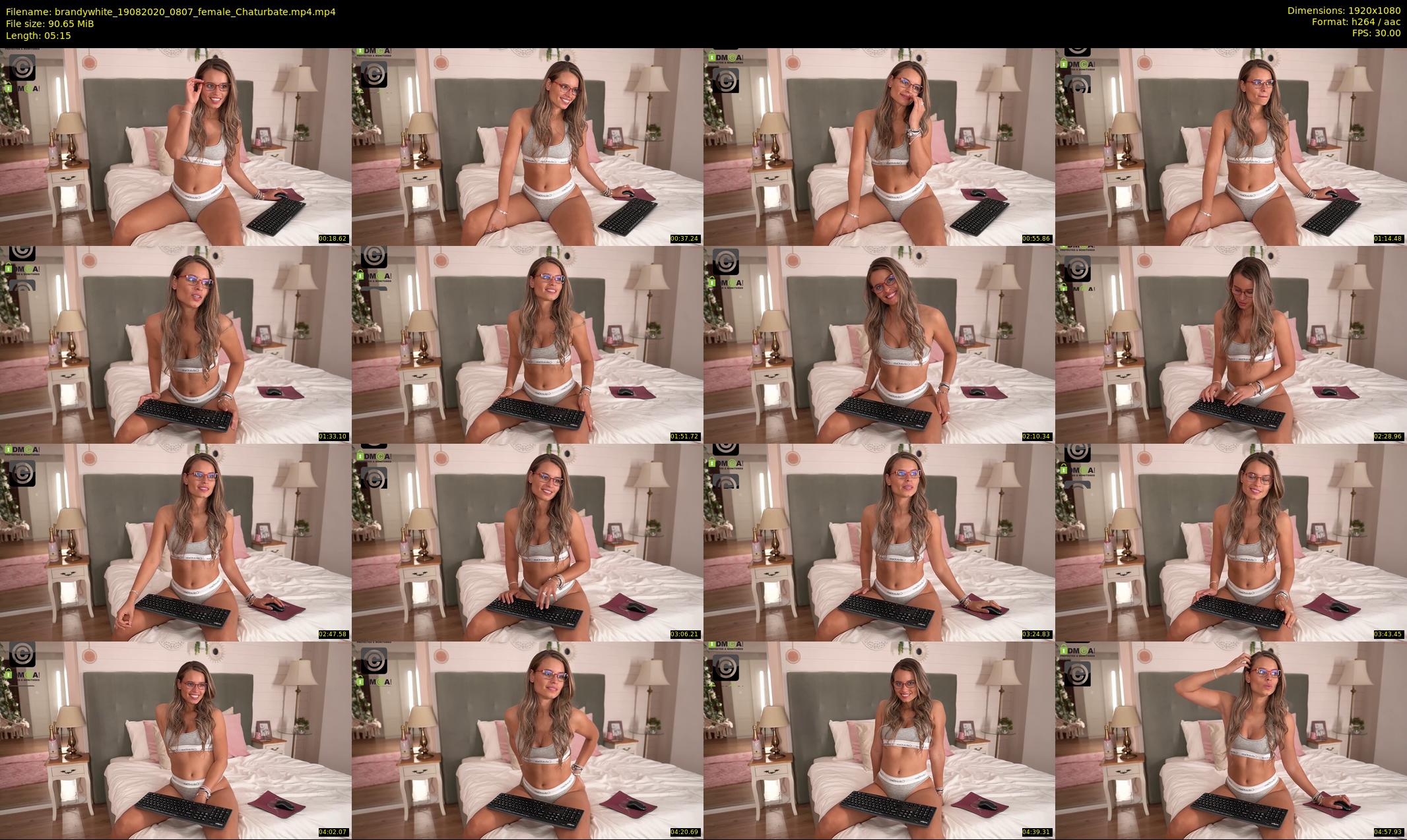 brandywhite — 6 minute Chaturbate female cam show recording, 1080p, Aug 19, 2020