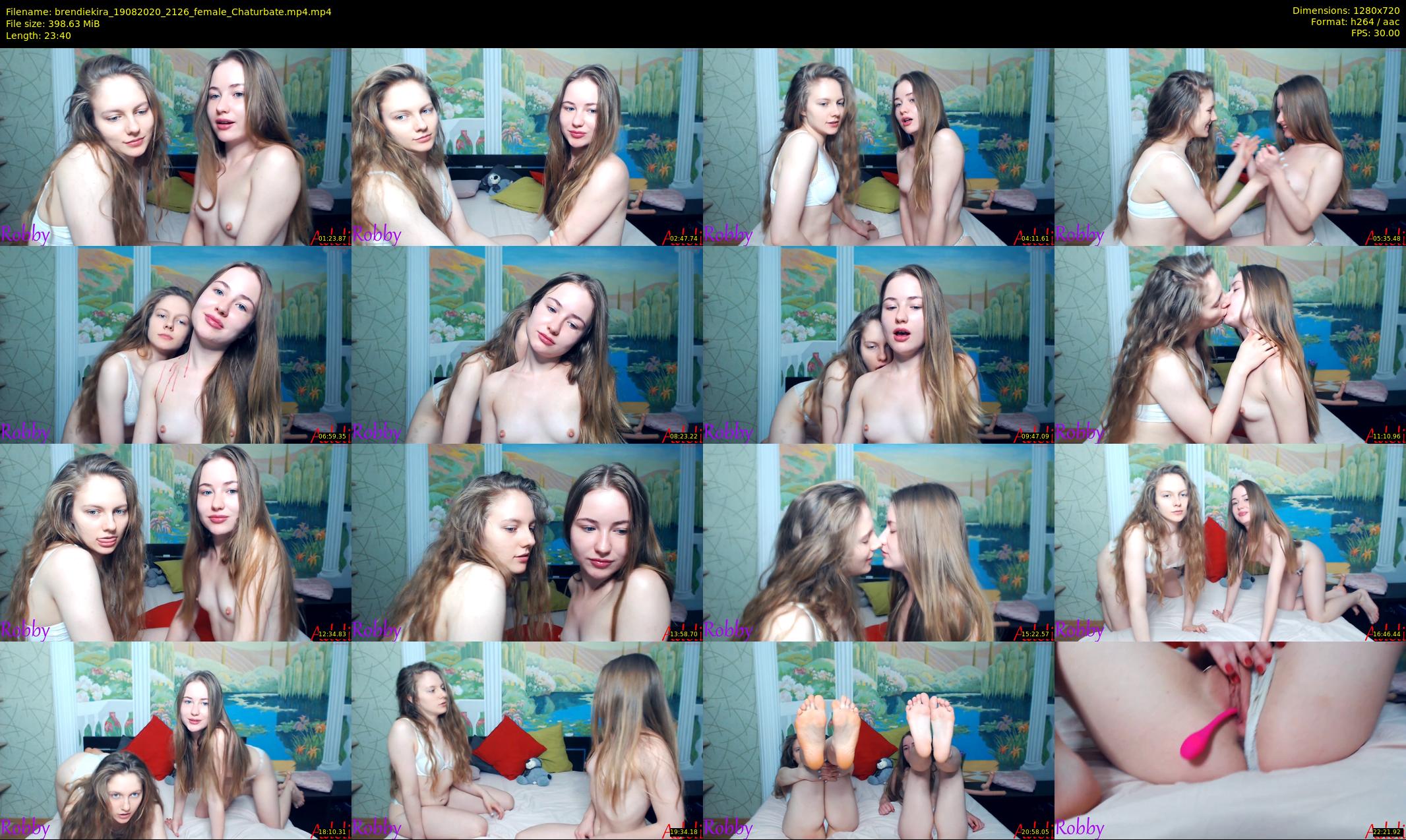 brendiekira — 24 minute Chaturbate couple cam show recording, 720p, Aug 19, 2020