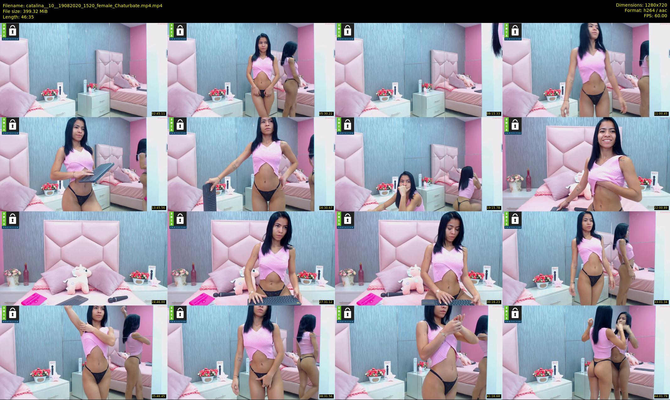 catalina__10_ — 47 minute Chaturbate female cam show recording, 720p, Aug 19, 2020