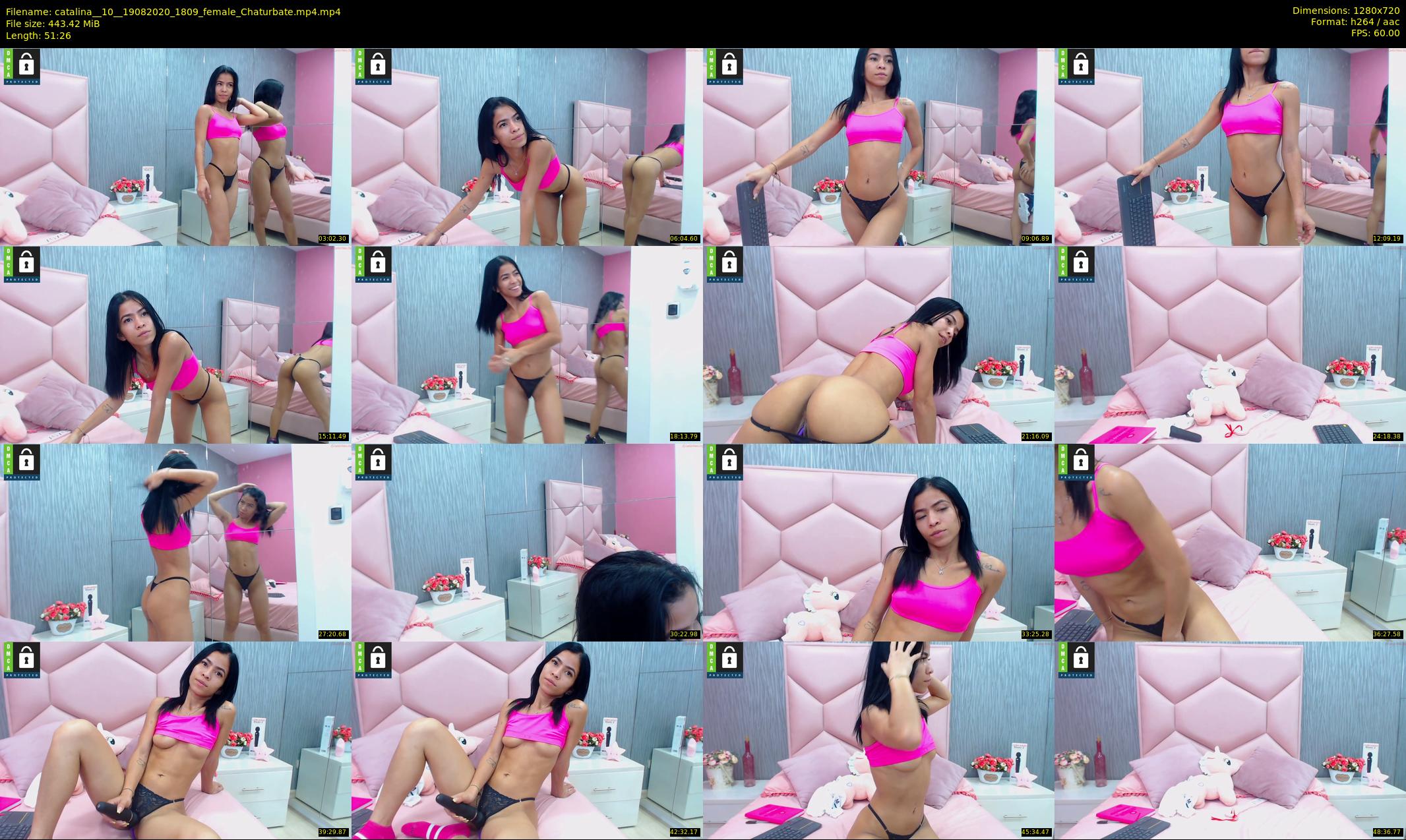 catalina__10_ — 52 minute Chaturbate female cam show recording, 720p, Aug 19, 2020