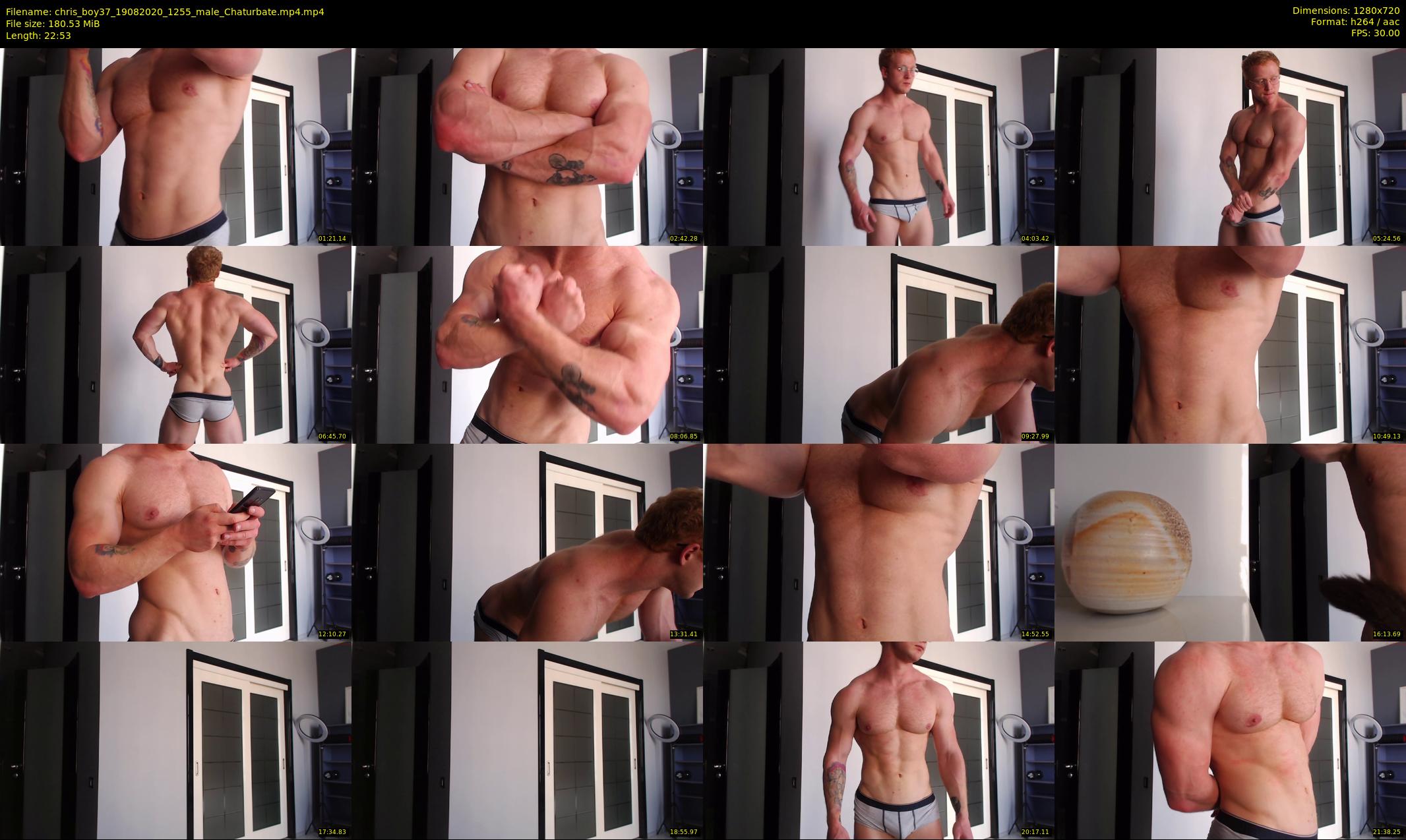 chris_boy37 — 23 minute Chaturbate male cam show recording, 720p, Aug 19, 2020
