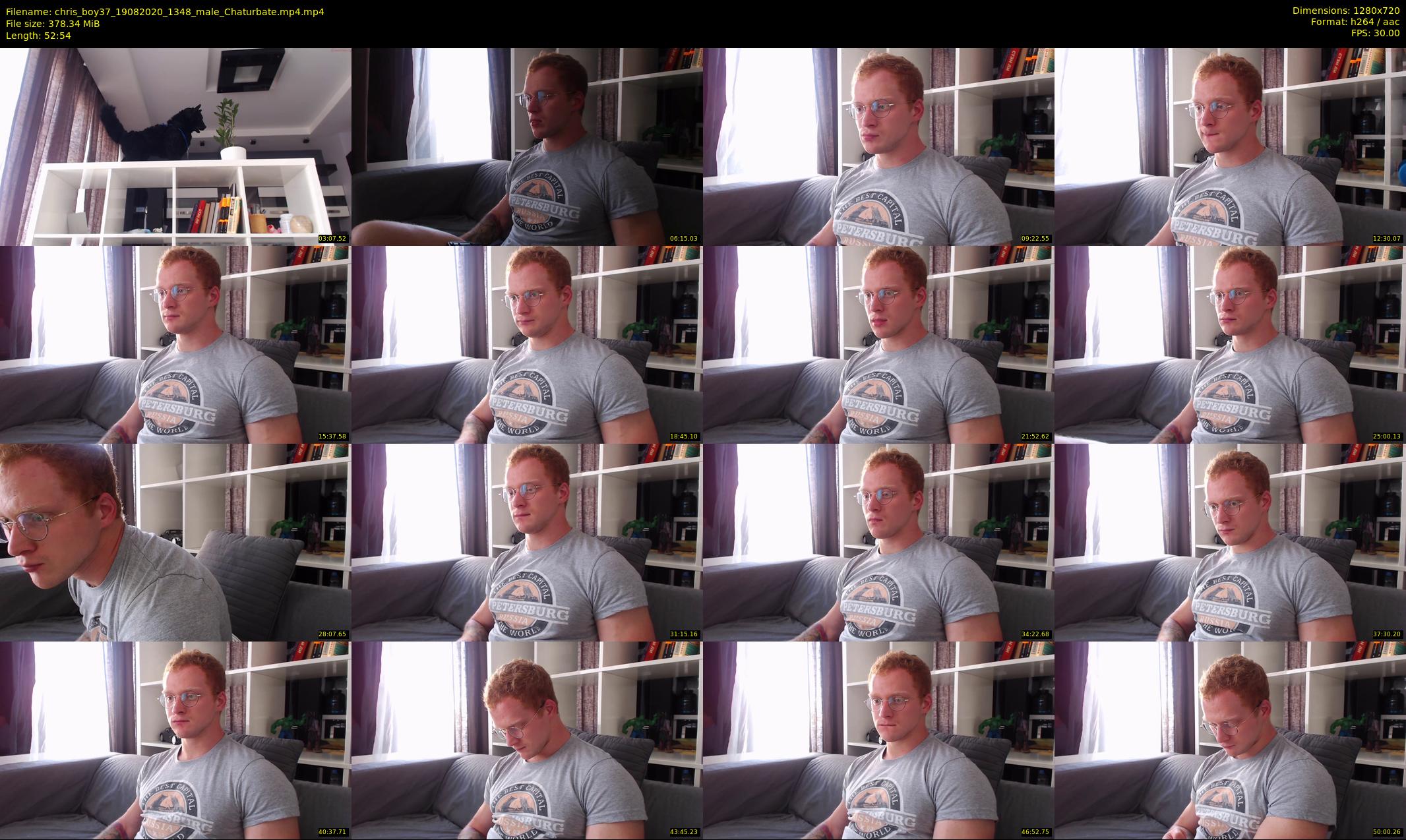chris_boy37 — 53 minute Chaturbate male cam show recording, 720p, Aug 19, 2020