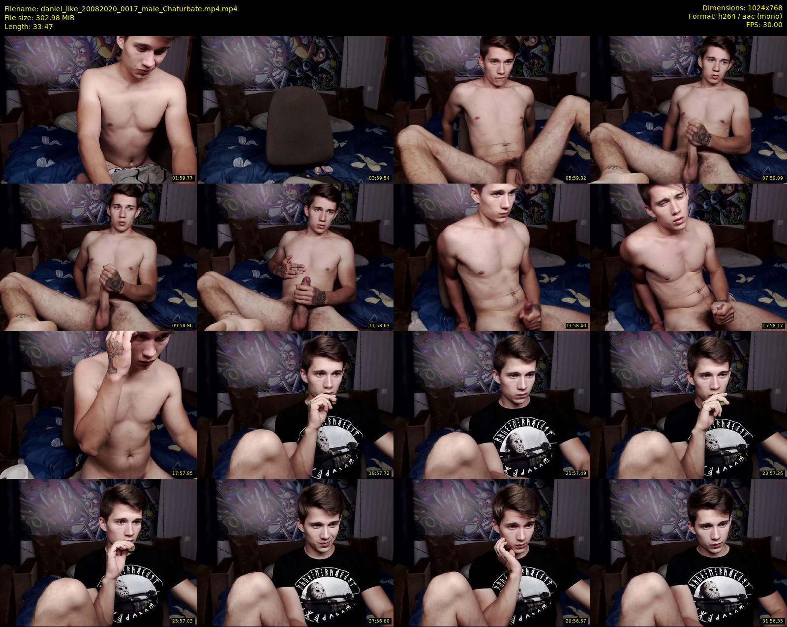 daniel_like — 34 minute Chaturbate male cam show recording, 720p, Aug 20, 2020