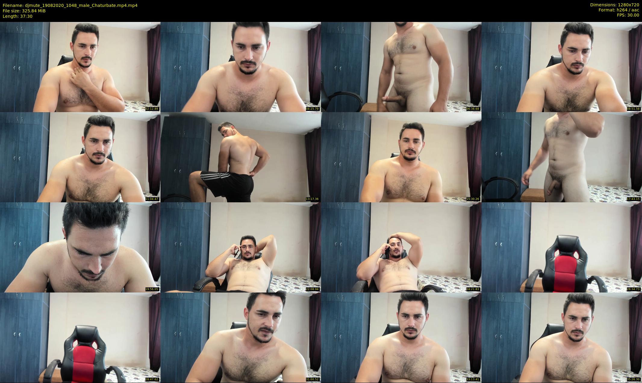 djmute — 38 minute Chaturbate male cam show recording, 720p, Aug 19, 2020