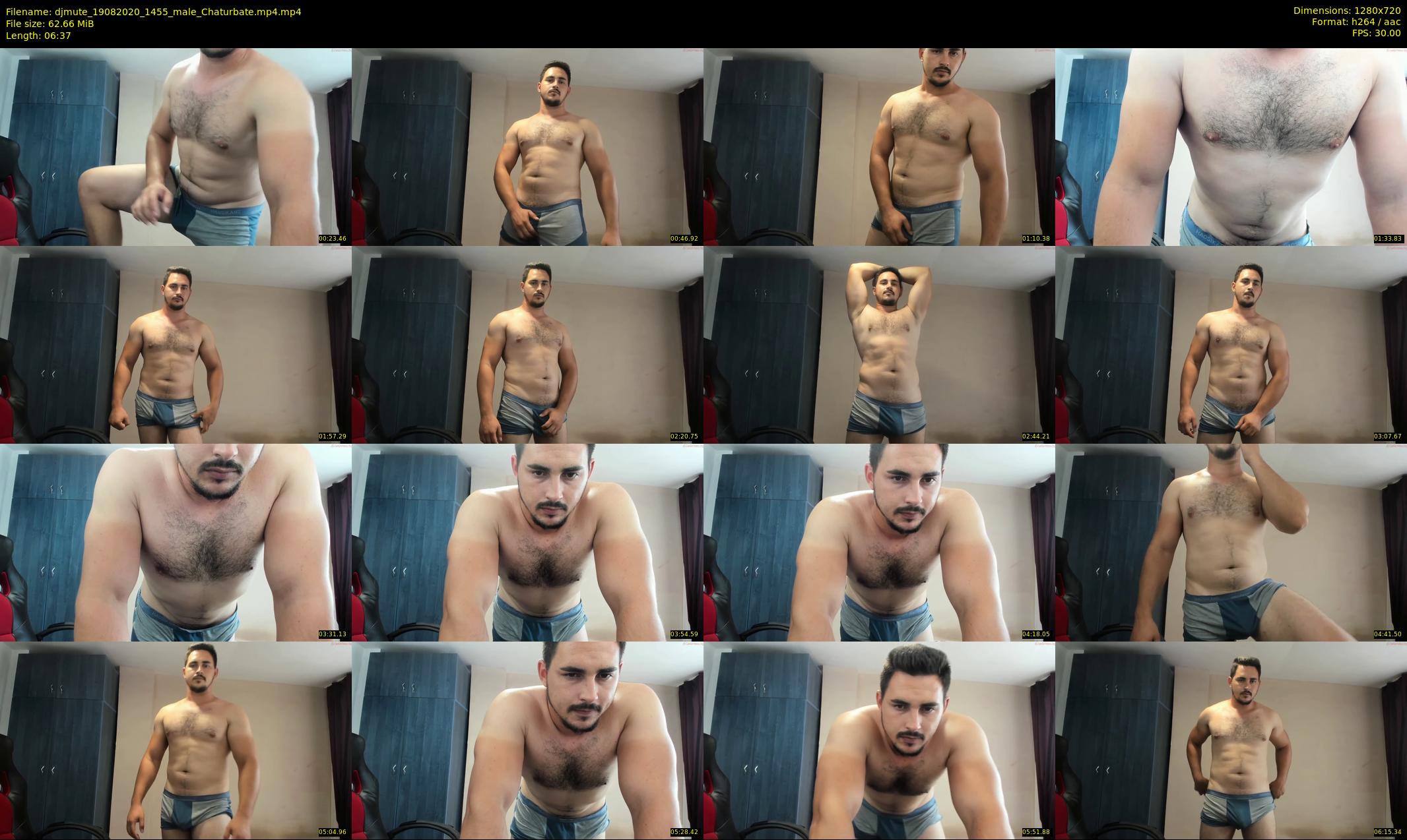djmute — 7 minute Chaturbate male cam show recording, 720p, Aug 19, 2020