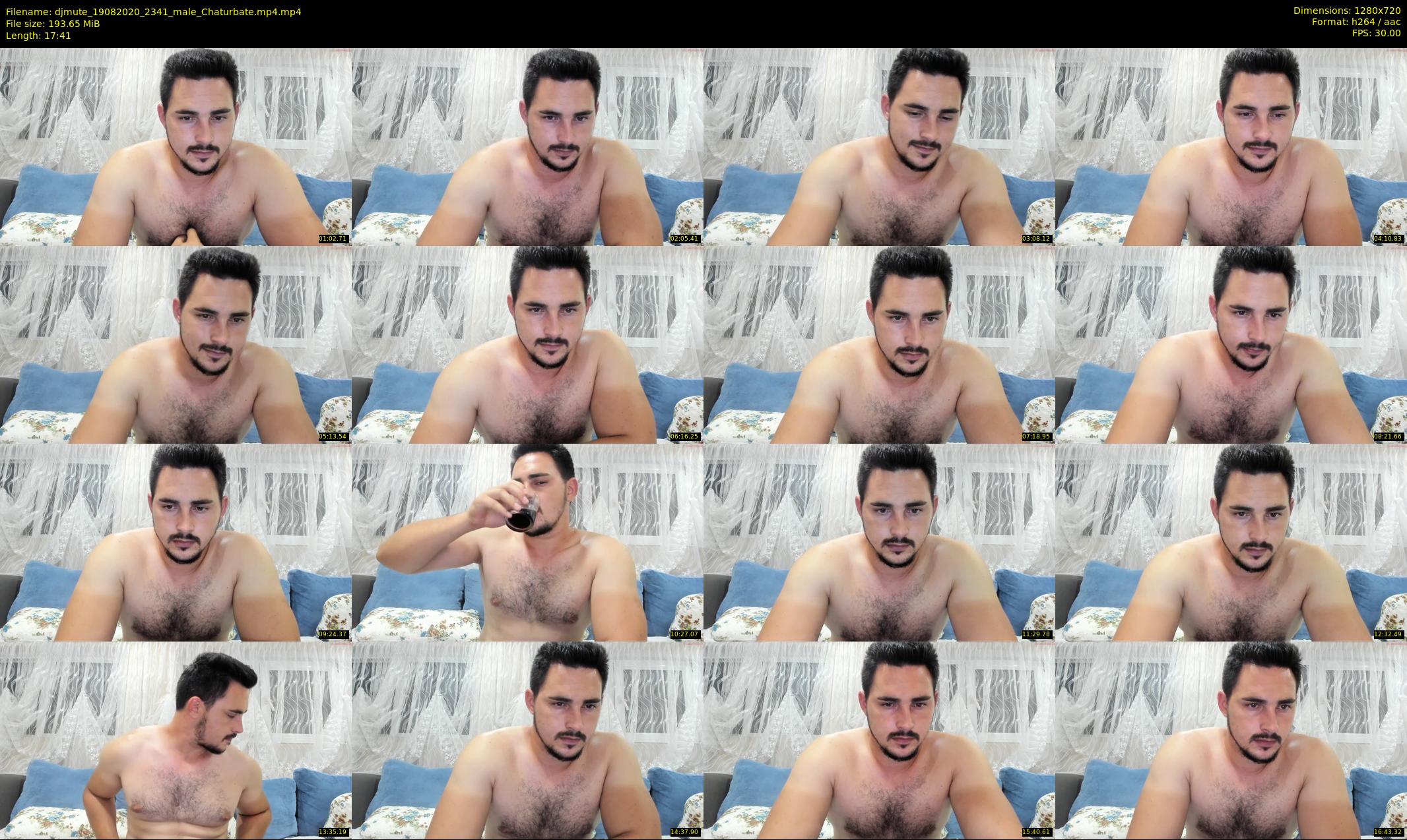 djmute — 18 minute Chaturbate male cam show recording, 720p, Aug 19, 2020