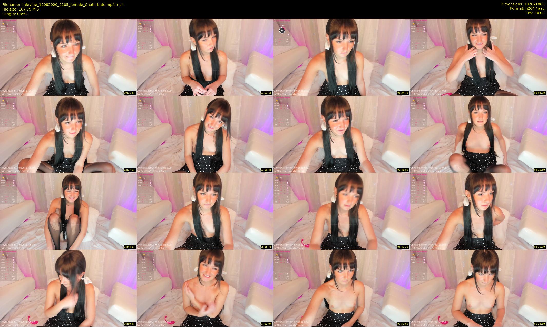 finleyfae — 9 minute Chaturbate female cam show recording, 1080p, Aug 19, 2020